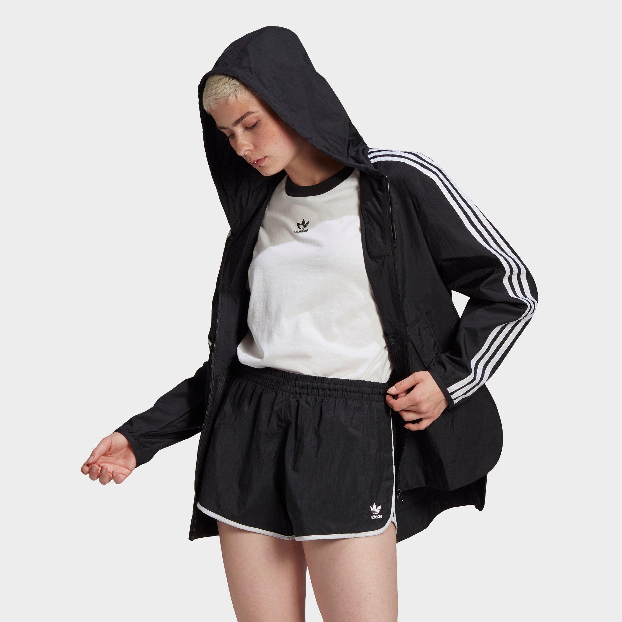 adidas white windbreaker womens