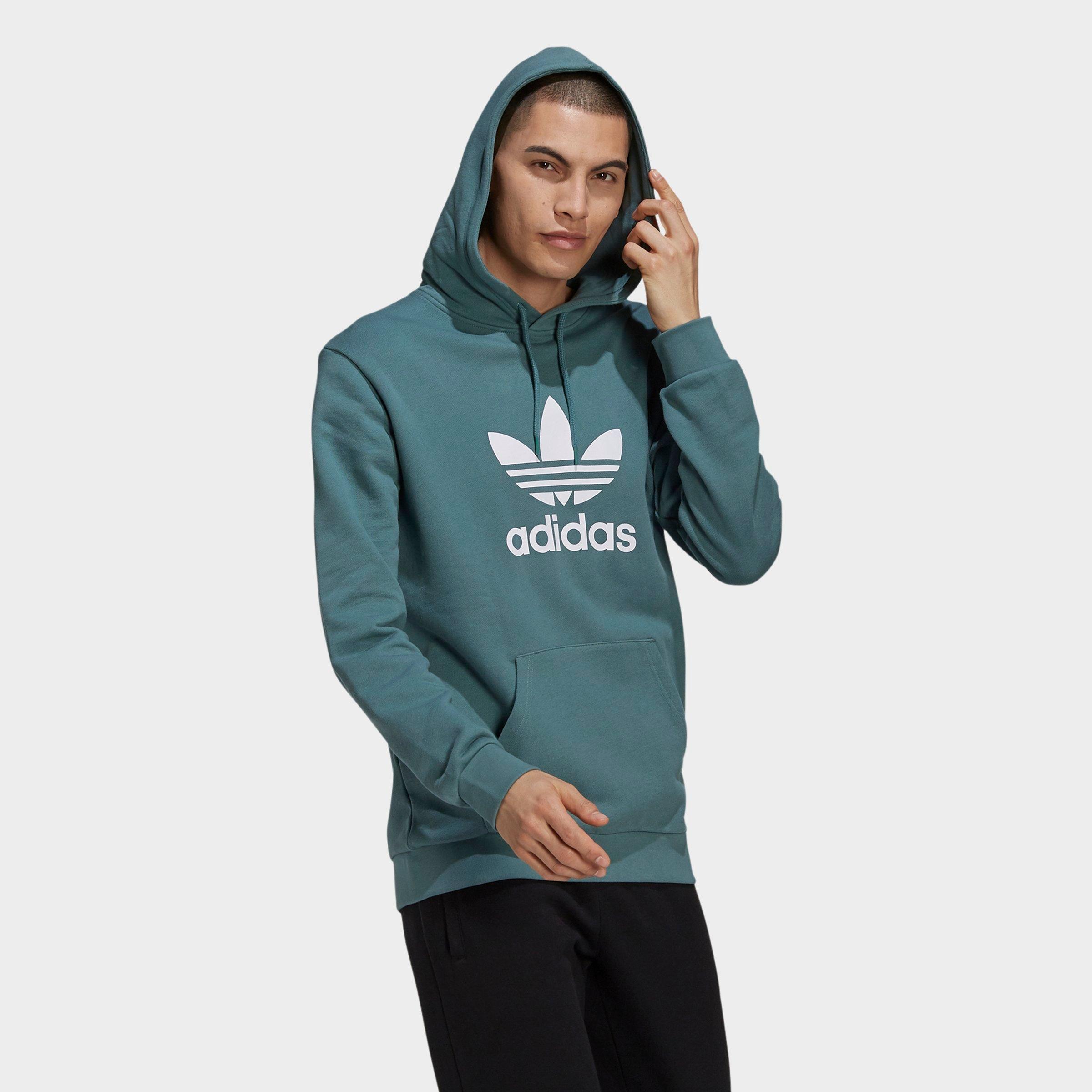 Adidas Originals Adidas Men s Originals Trefoil Hoodie In Hazy