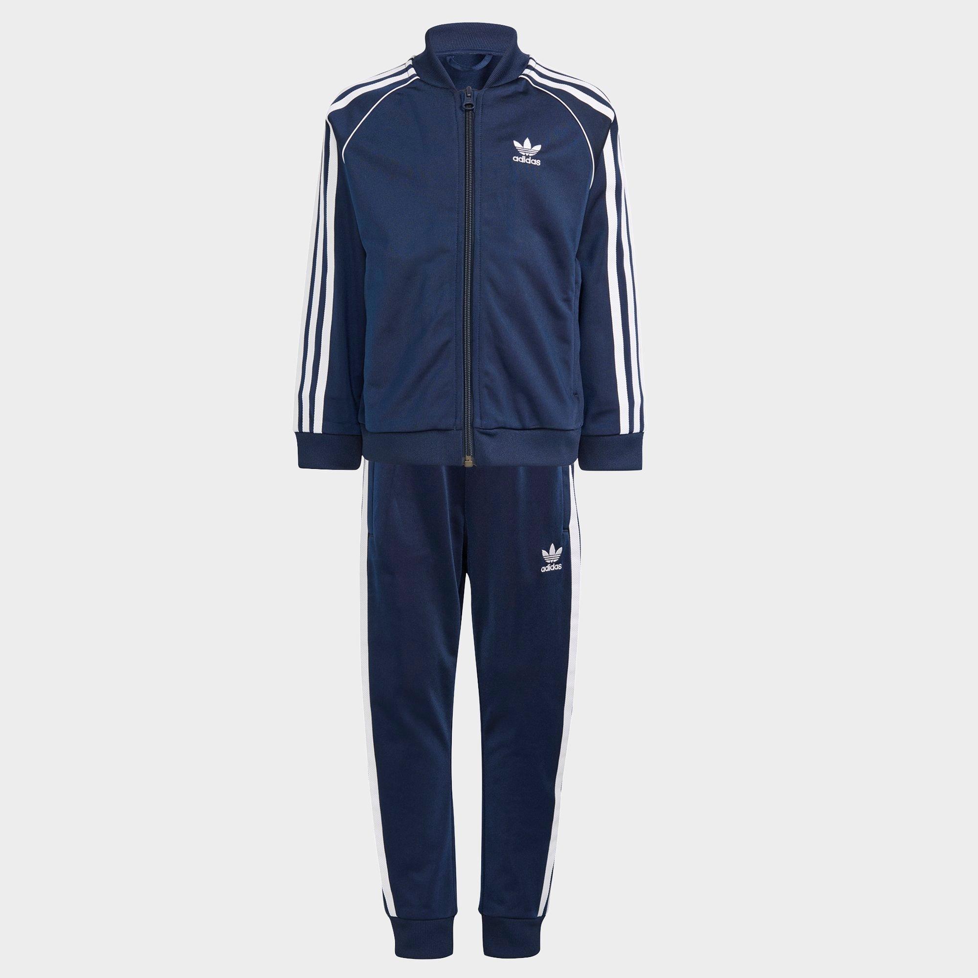 girls blue adidas tracksuit