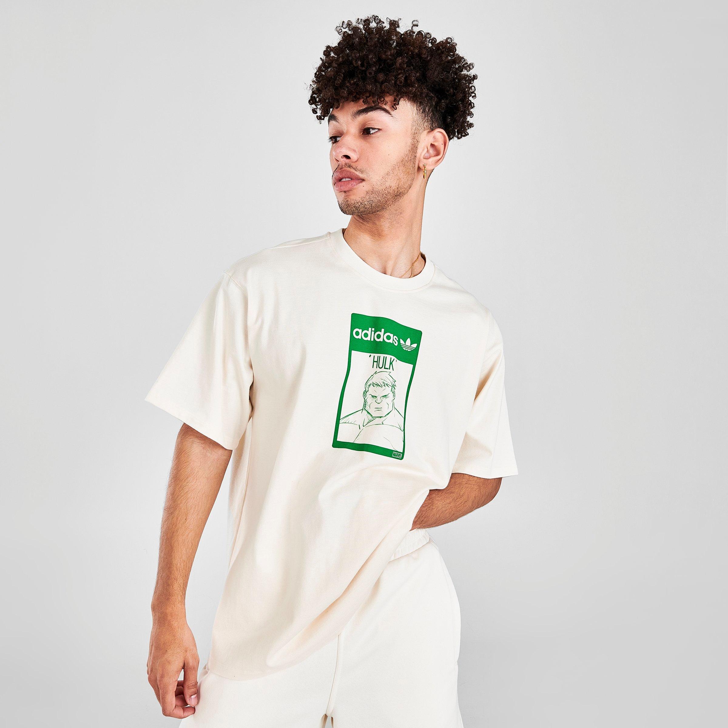 ADIDAS ORIGINALS ADIDAS MEN'S ORIGINALS STAN SMITH TONGUE LABEL THE HULK T-SHIRT,5692444
