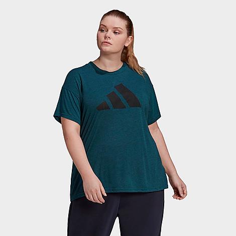 Adidas Originals Adidas Women's Athletics Sportswear Winners 2.0 T-shirt (plus Size) In Wild Teal Mel