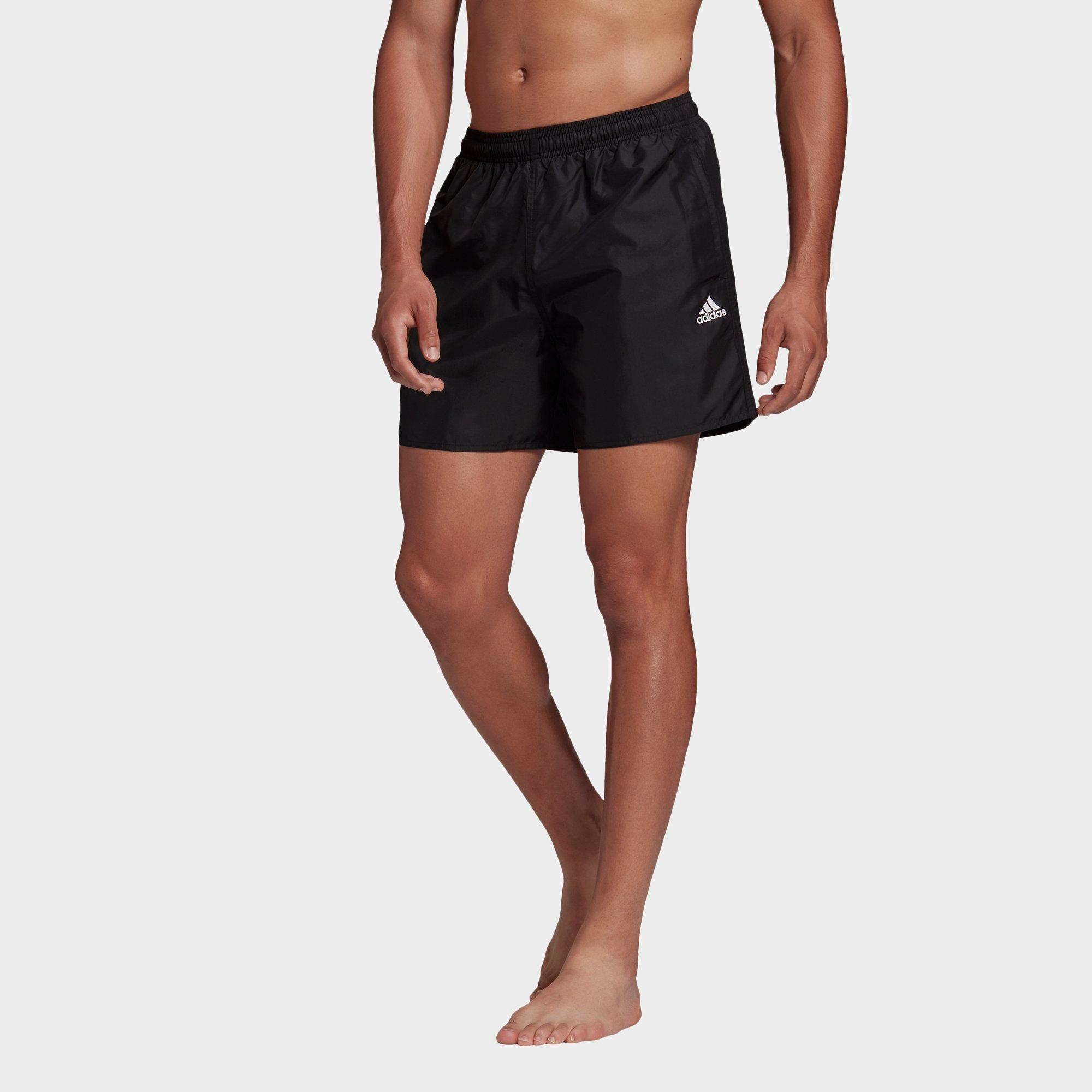 Adidas Originals Adidas Men's Solid Swim Shorts In Black | ModeSens