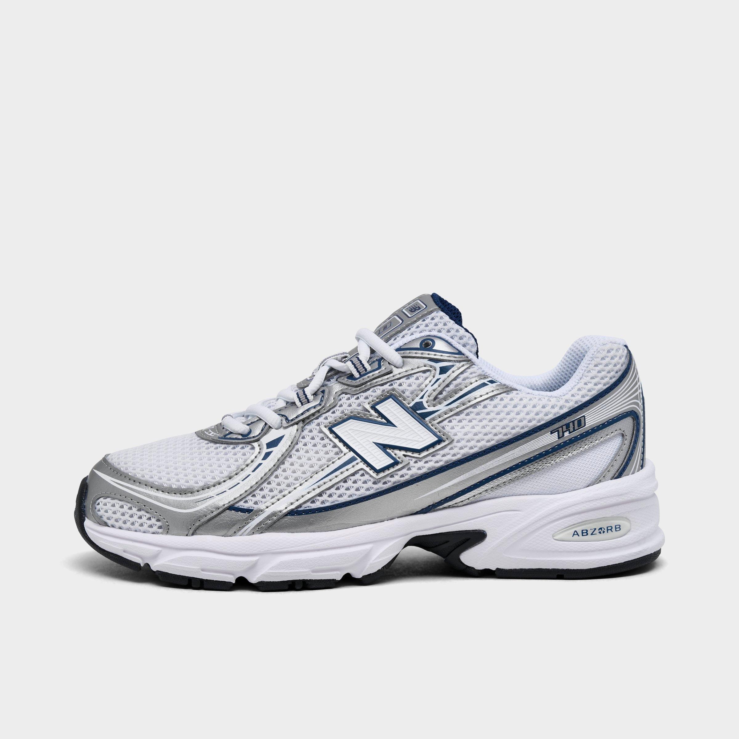 New Balance Big Kids 740 Casual Shoes in Navy/White Size: 3.5