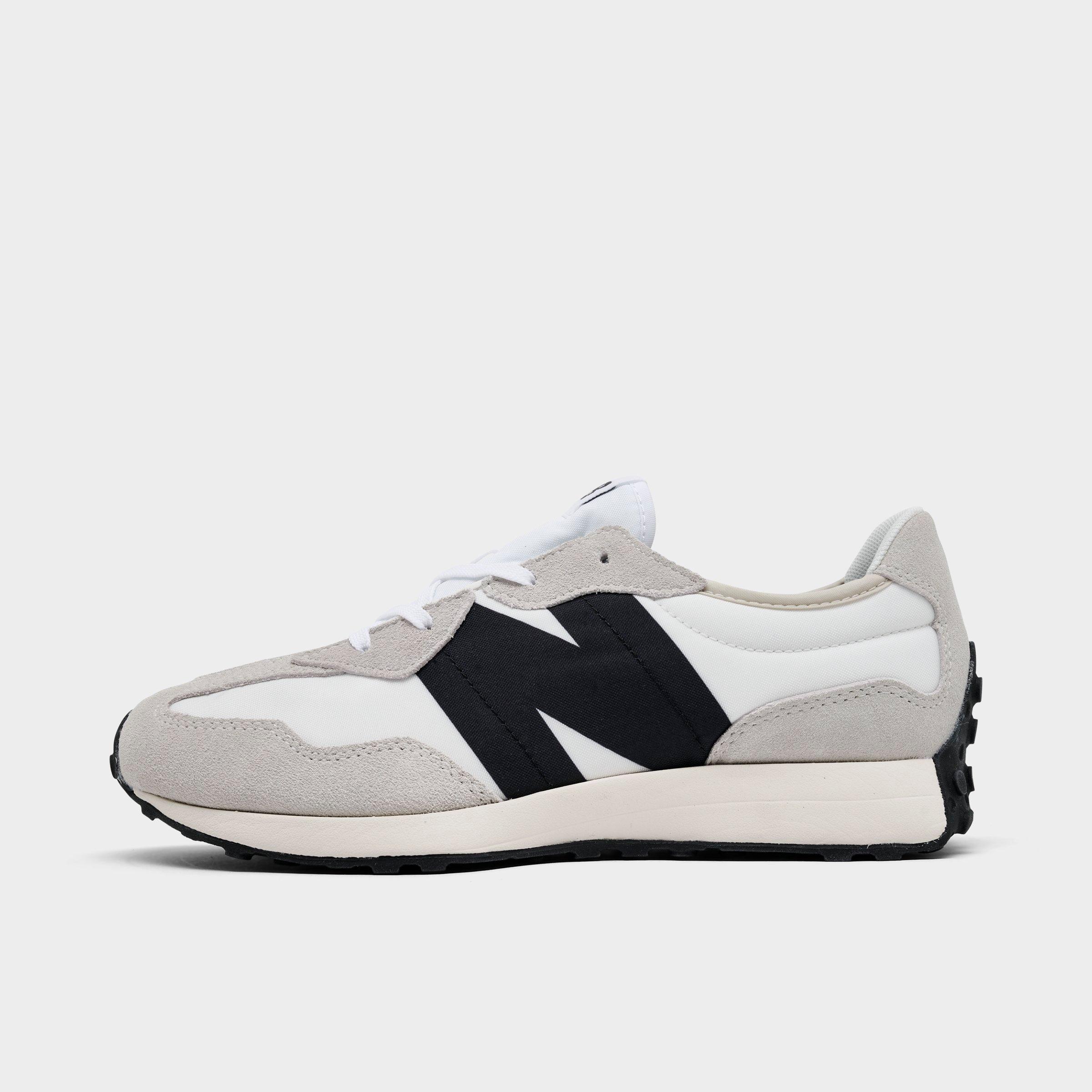 New Balance Big Kids 327 Casual Shoes in Silver Birch/Black Size: 3.5