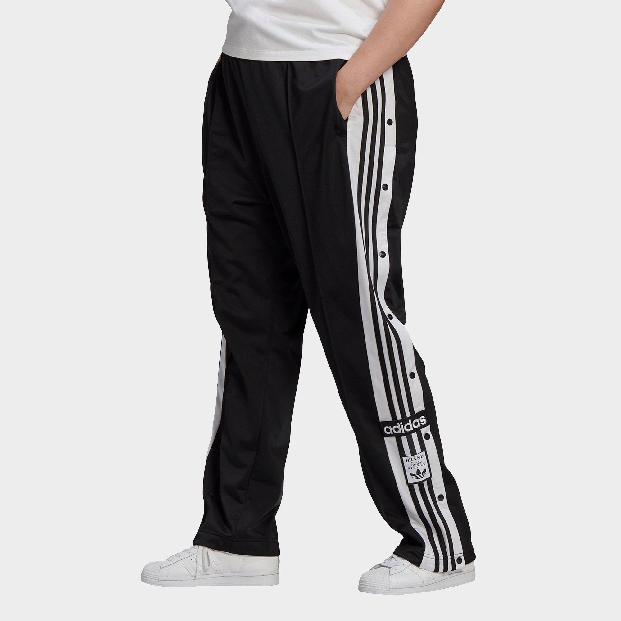 black adidas pants women's