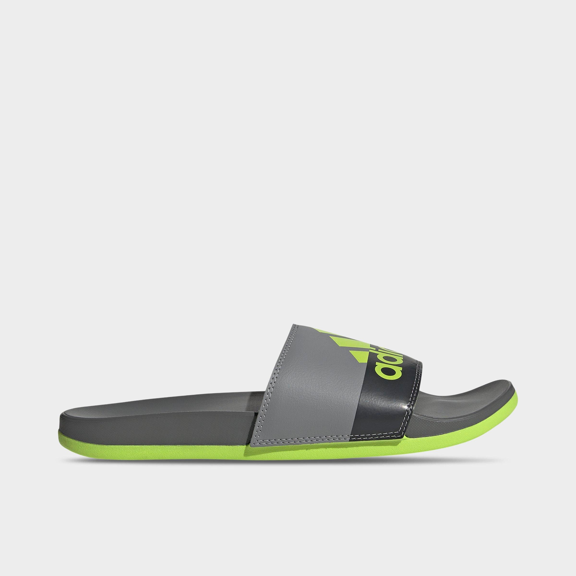 adidas men's adilette comfort slide sandals from finish line