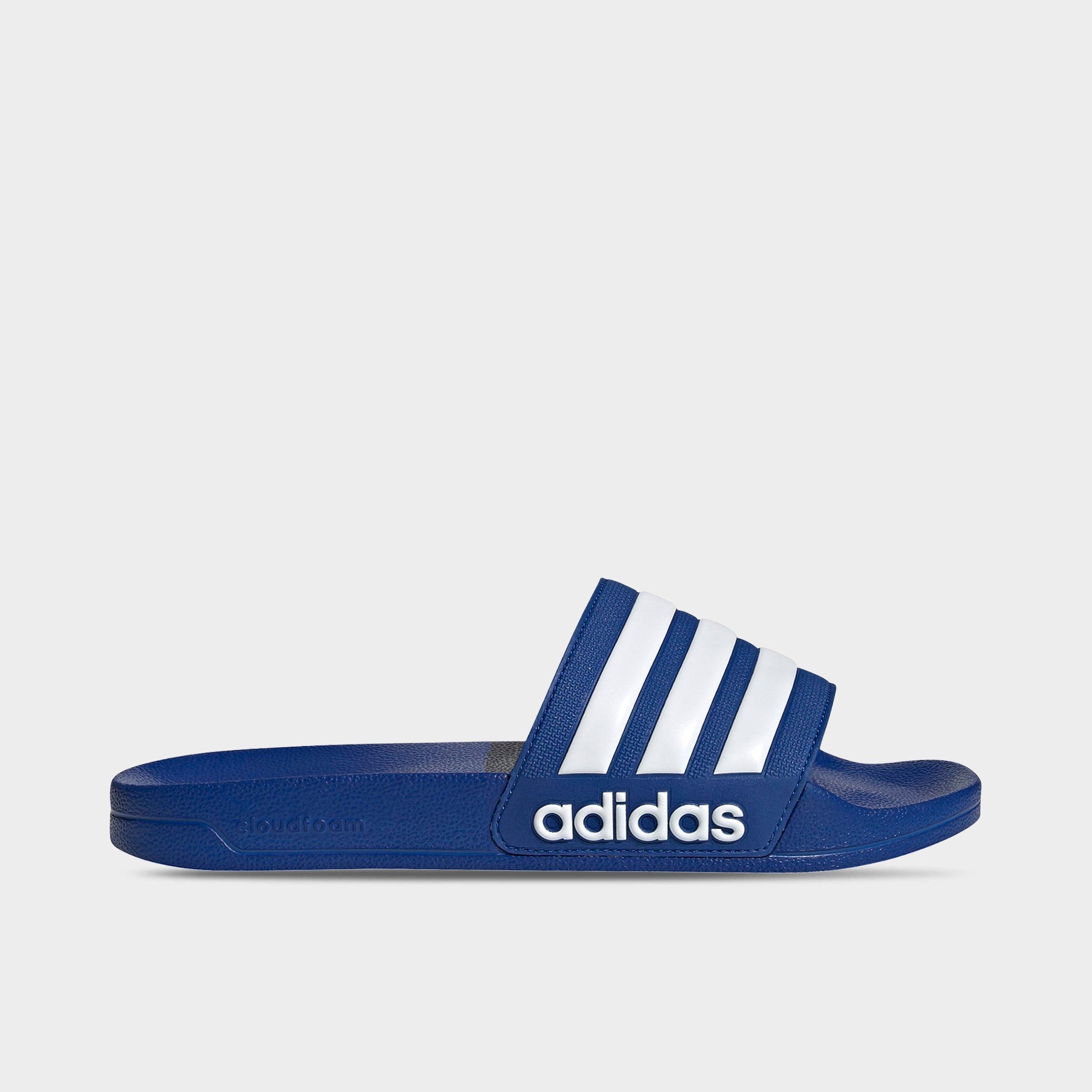 Adidas Originals Mens Adidas Adilette Shower Slide In Team Royal Blue/footwear White/team Royal Blue