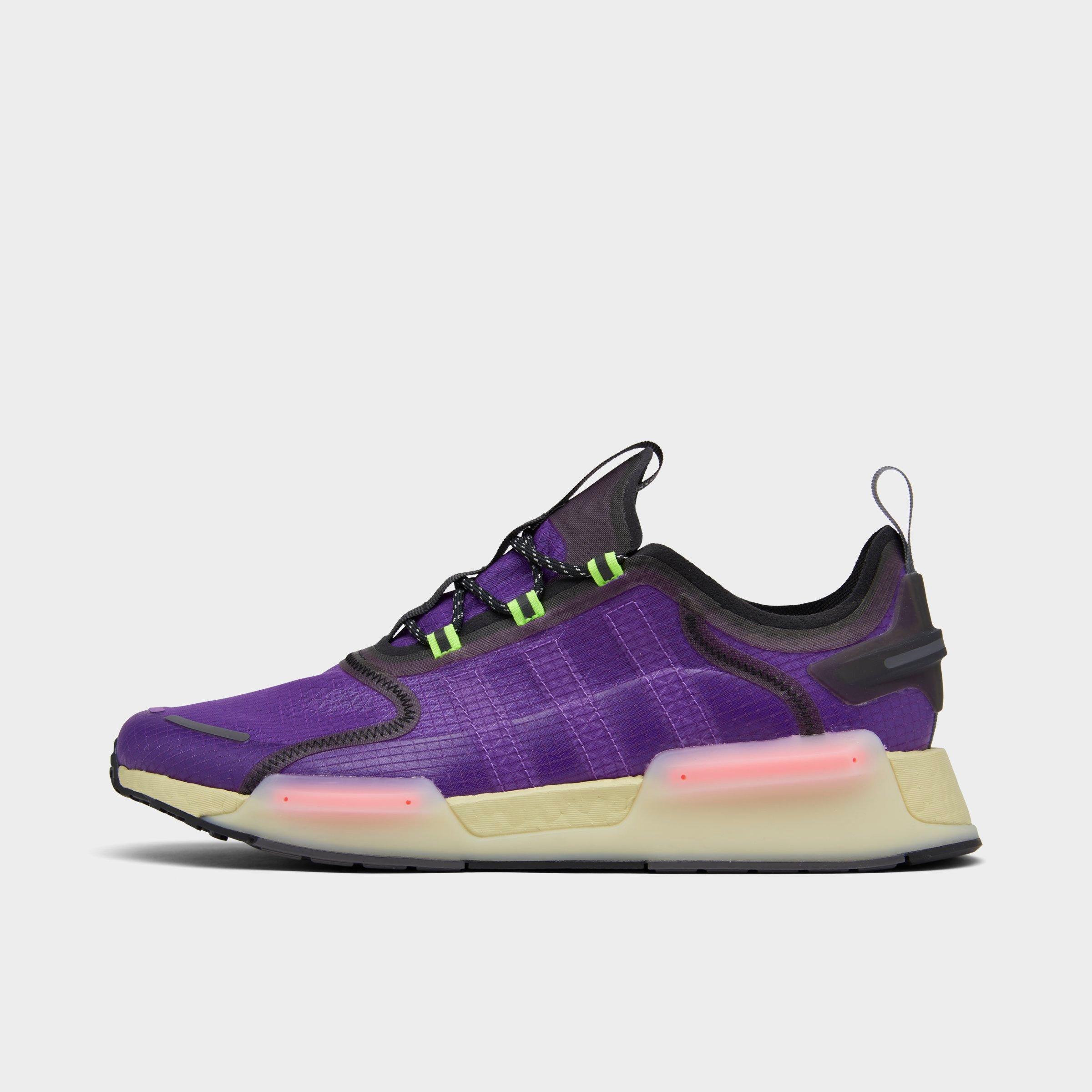 Adidas Originals Adidas Men s Originals Nmd R1 V3 Casual Shoes In Active Purple core Black signal Green ModeSens