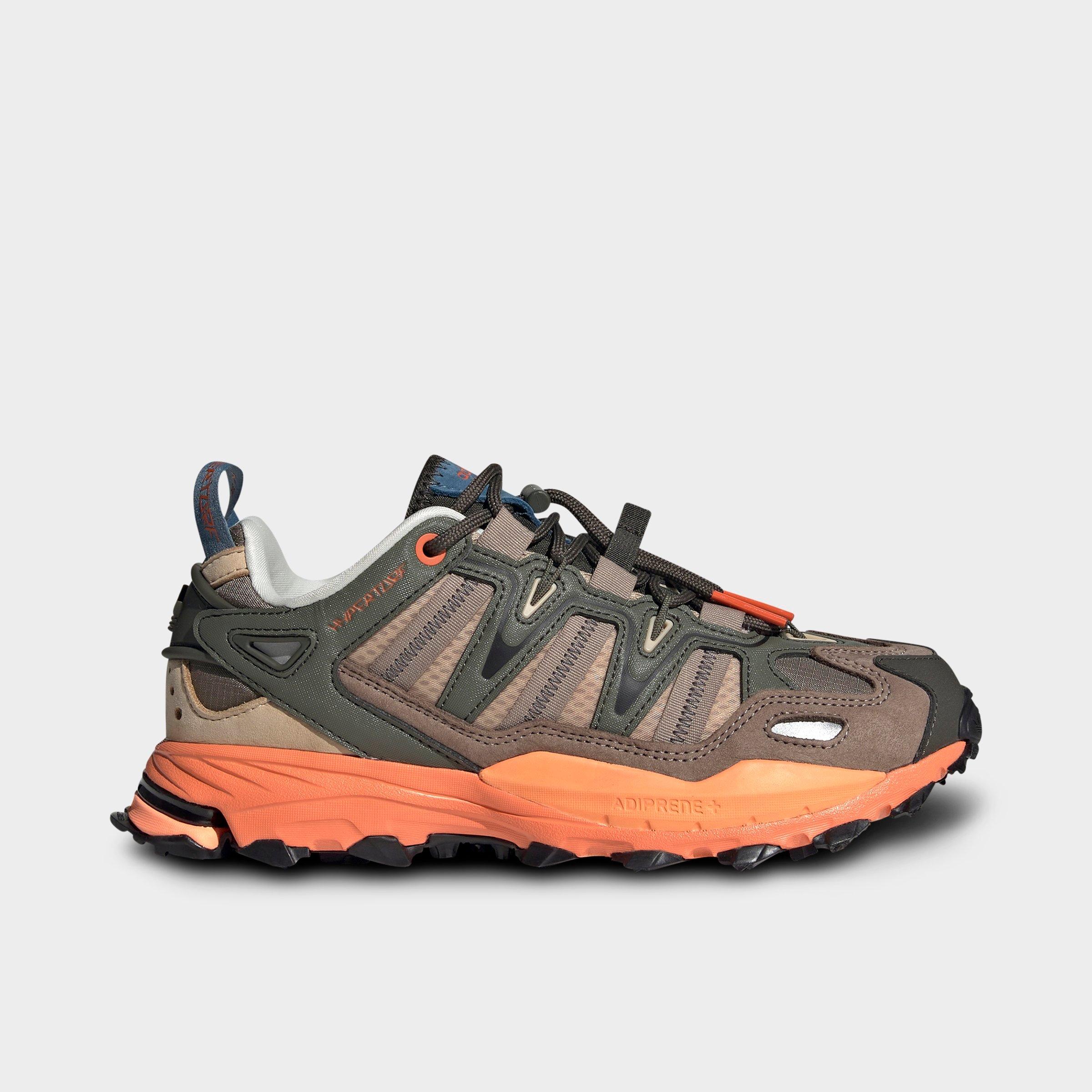 Adidas Originals Hyperturf Adventure Sneakers In Brown And Multi-green In Shadow Olive/magic Beige/chalky Brown