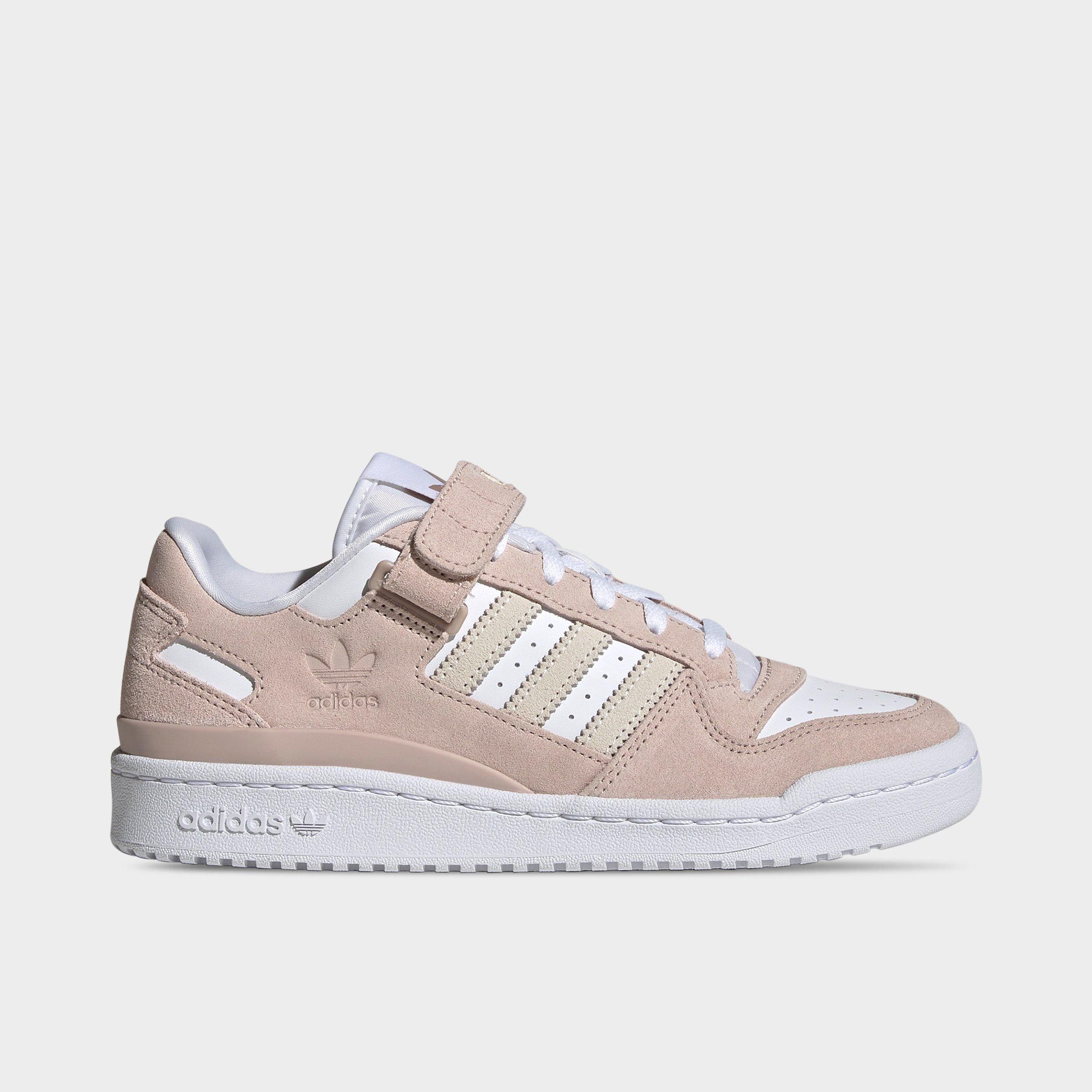 Adidas Originals Adidas Women's Originals Forum Low Casual Shoes In Wonder Taupe/cream White/white