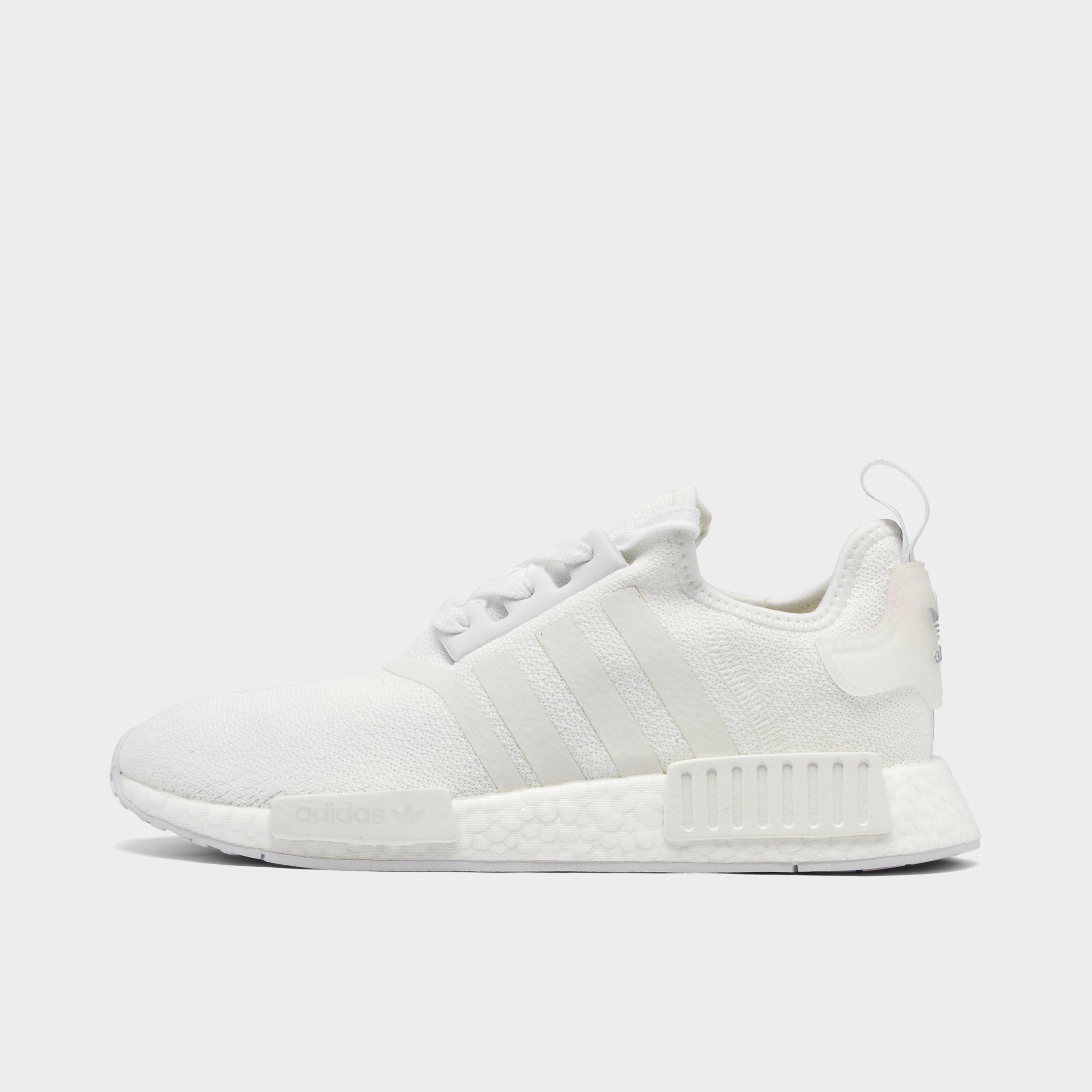 womens all white nmds