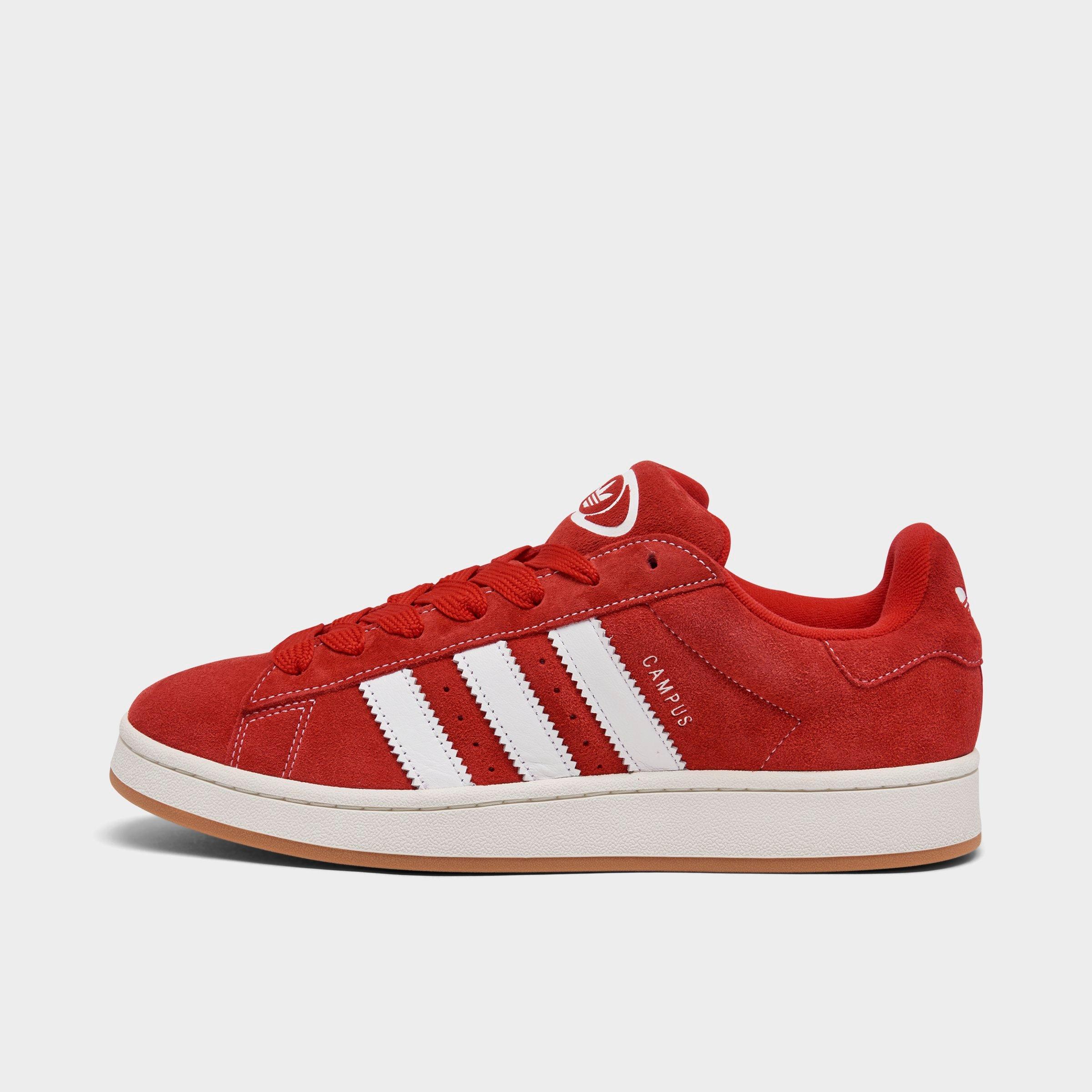 Adidas Originals Red Campus 00s Sneakers In Better Scarlet/white/off White