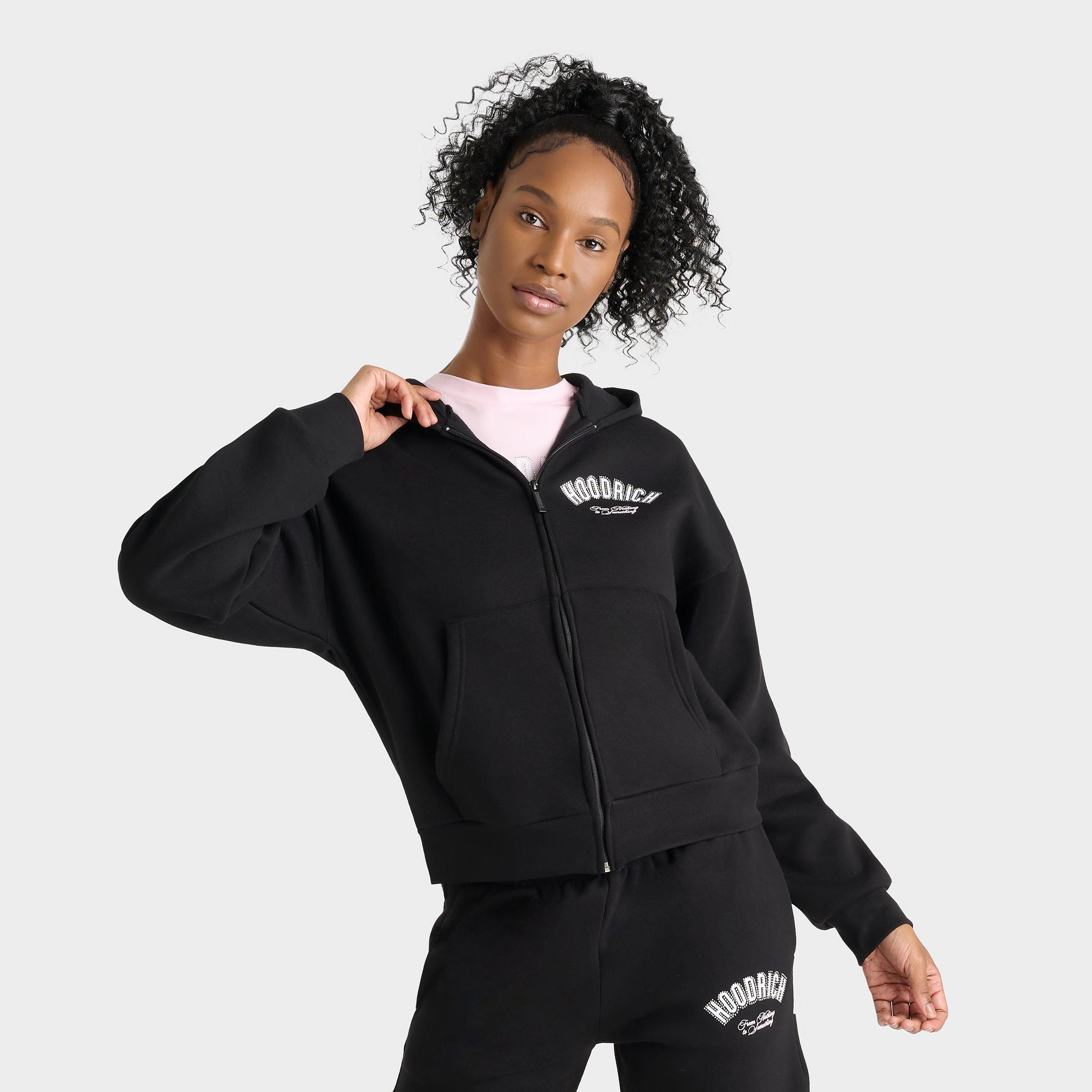 HOODRICH HOODRICH WOMEN'S CHERISH BLING FULL-ZIP HOODIE 
