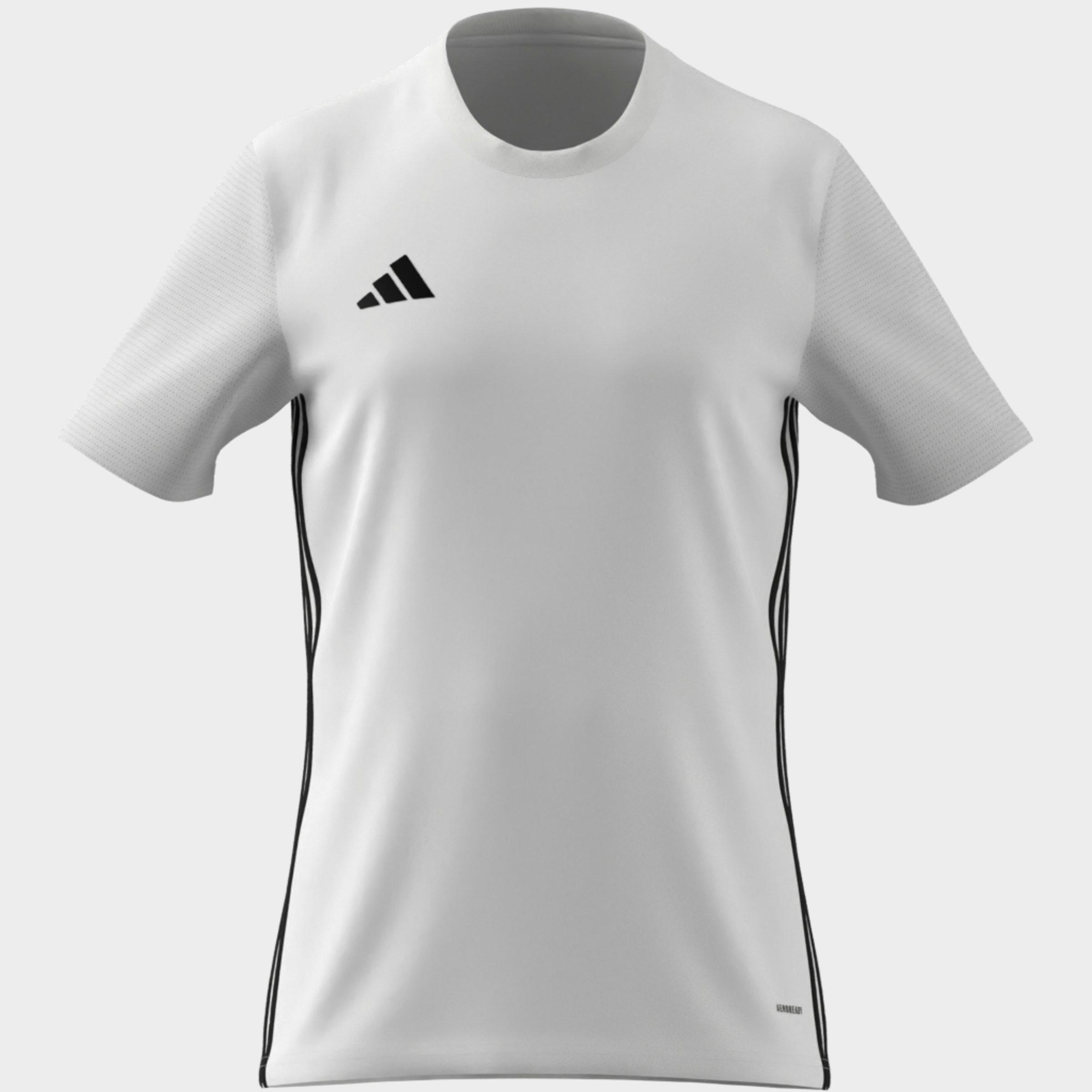 adidas Men's Tabela 23 Soccer Jersey in White/Black Size: Small