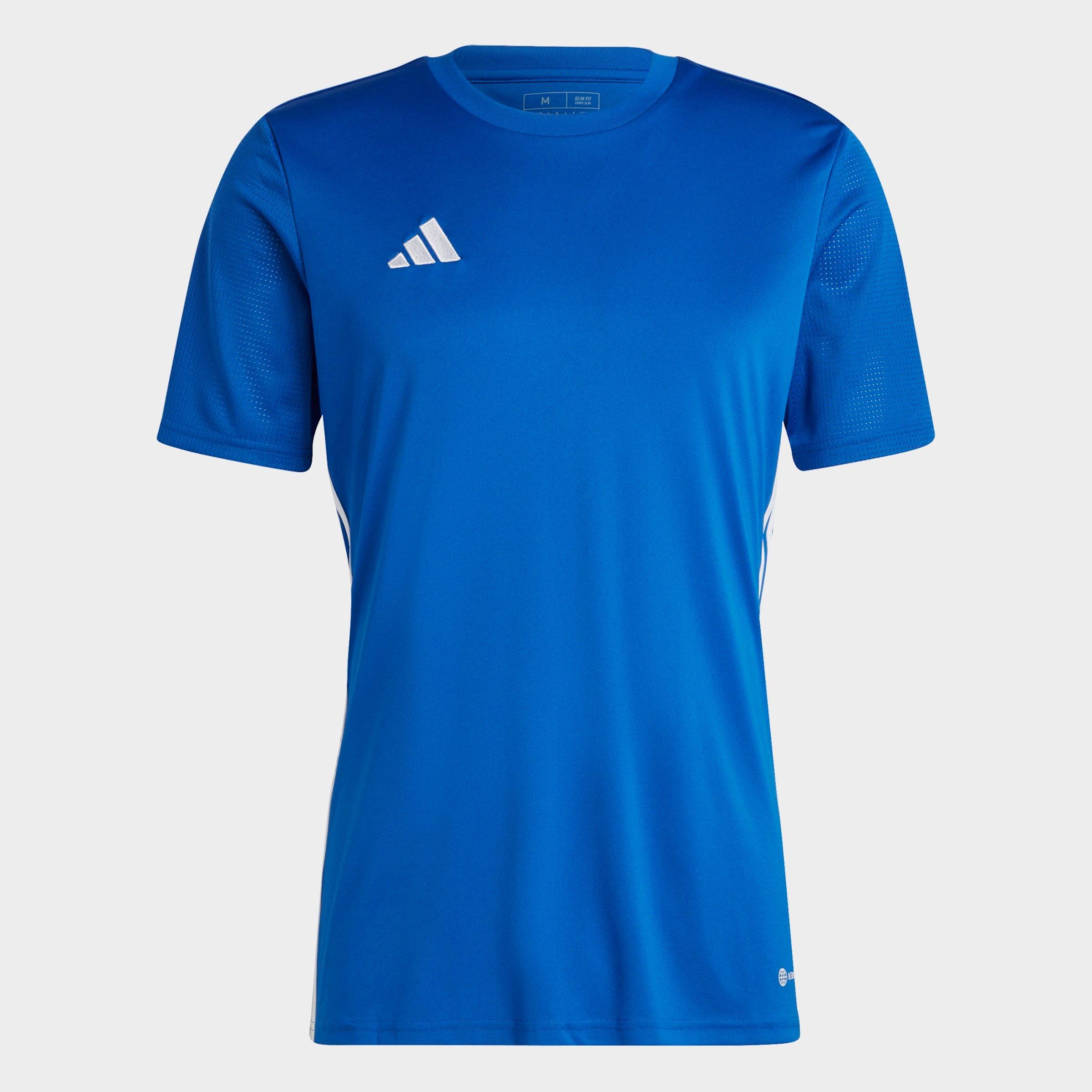adidas Men's Tabela 23 Soccer Jersey in Royal Blue/White Size: Small