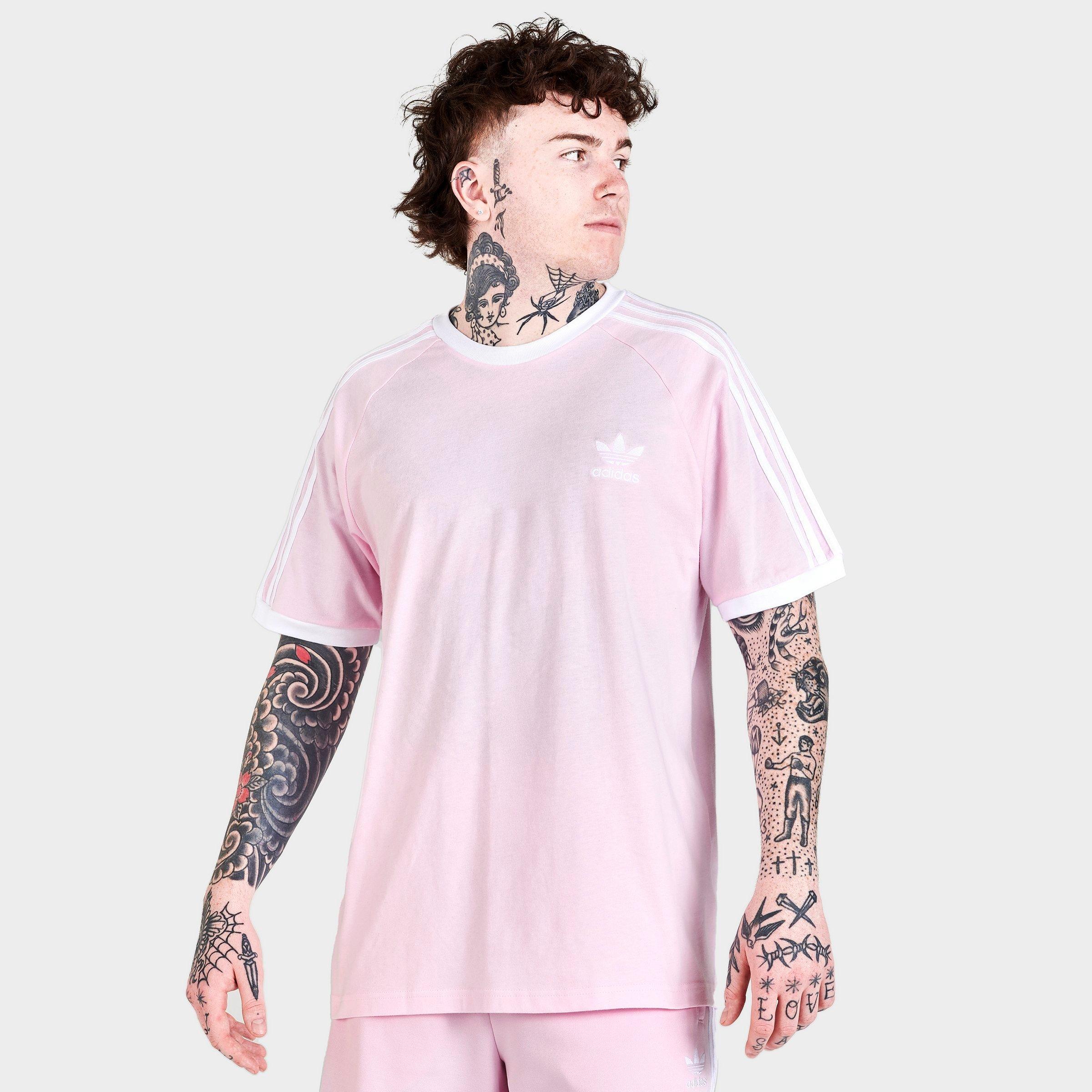 Adidas pink cheap california t shirt