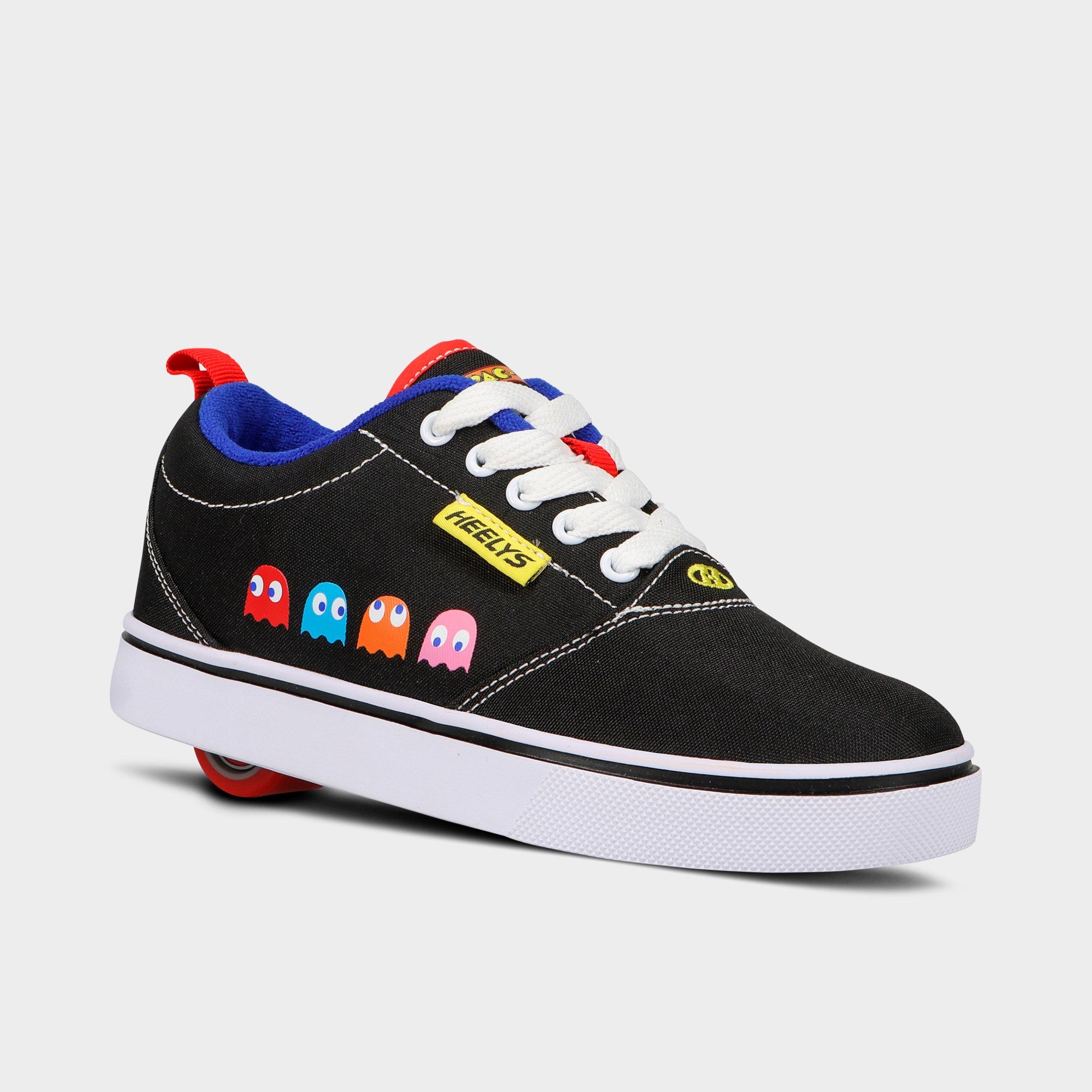 Heelys Big Kids' X Pac-man Pro 20 Casual Shoes In Black/yellow/red
