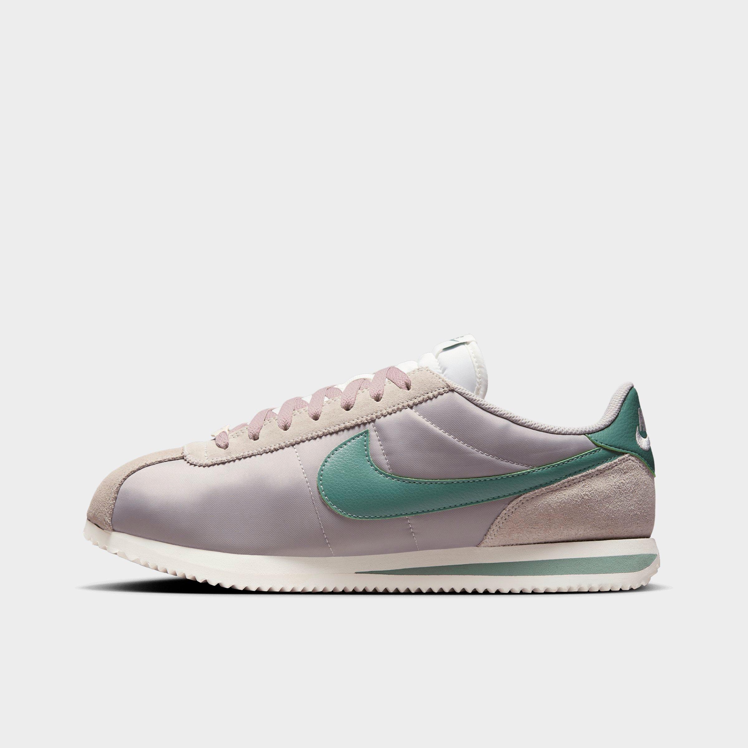 Nike Men's Cortez TXT Casual Shoes in College Grey/Sail/Clay Green Size: 7.5