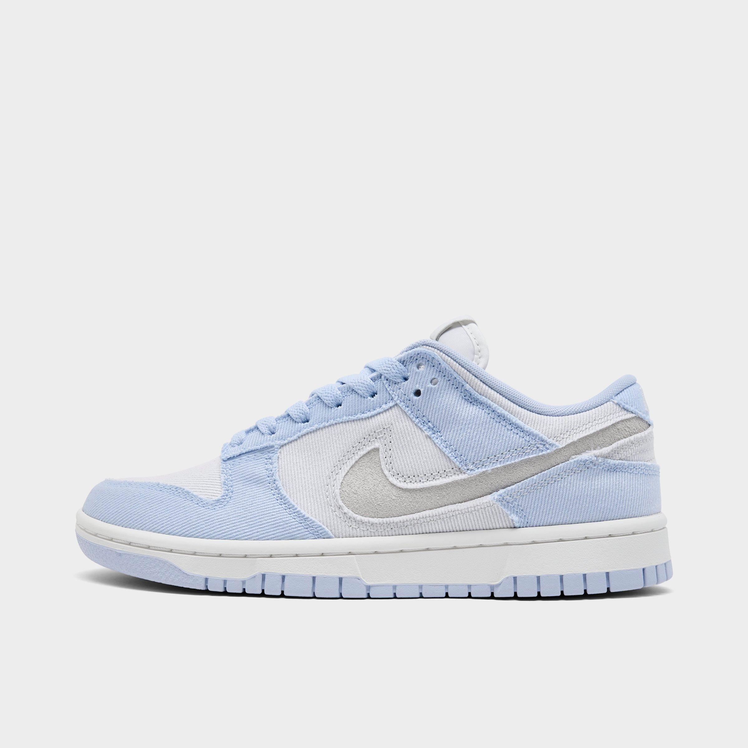 Nike Women's Dunk Low LE Casual Shoes in Blue/Ghost Size 8 Corduroy