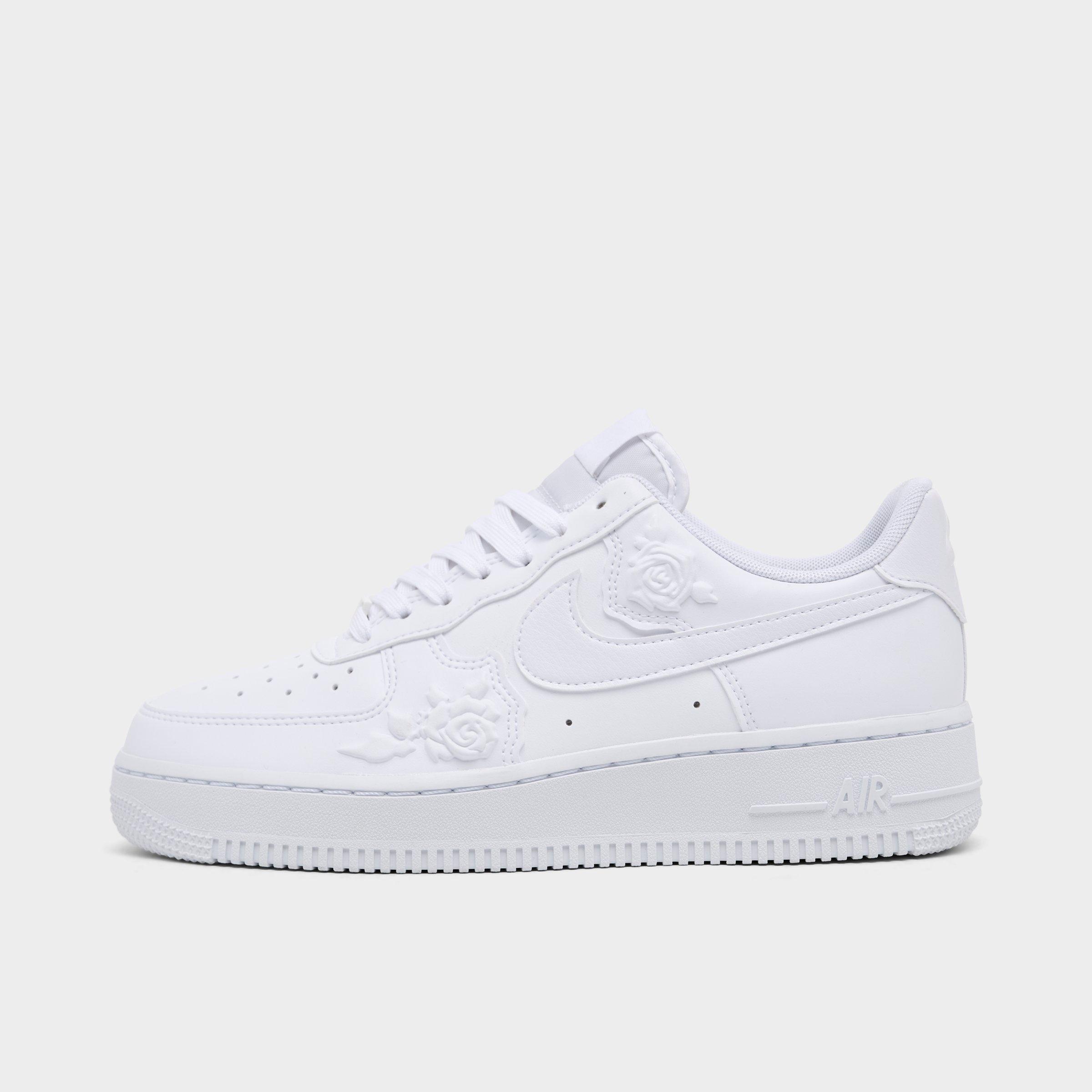 Nike Women's Air Force 1 '07 SE Casual Shoes in White/Black Size: 11.0