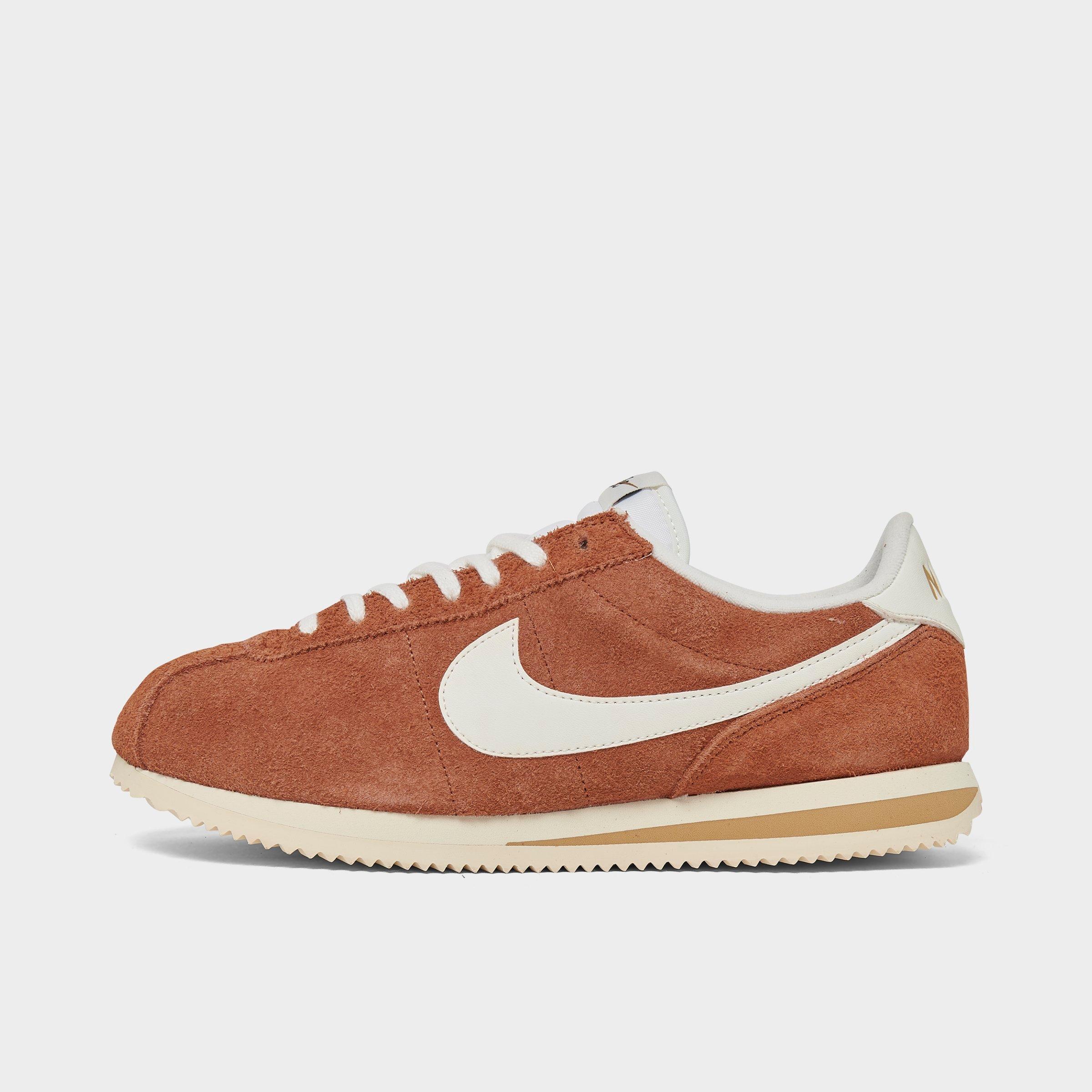 Nike Cortez Se Sneaker In Dark Russet/flax/muslin/sail