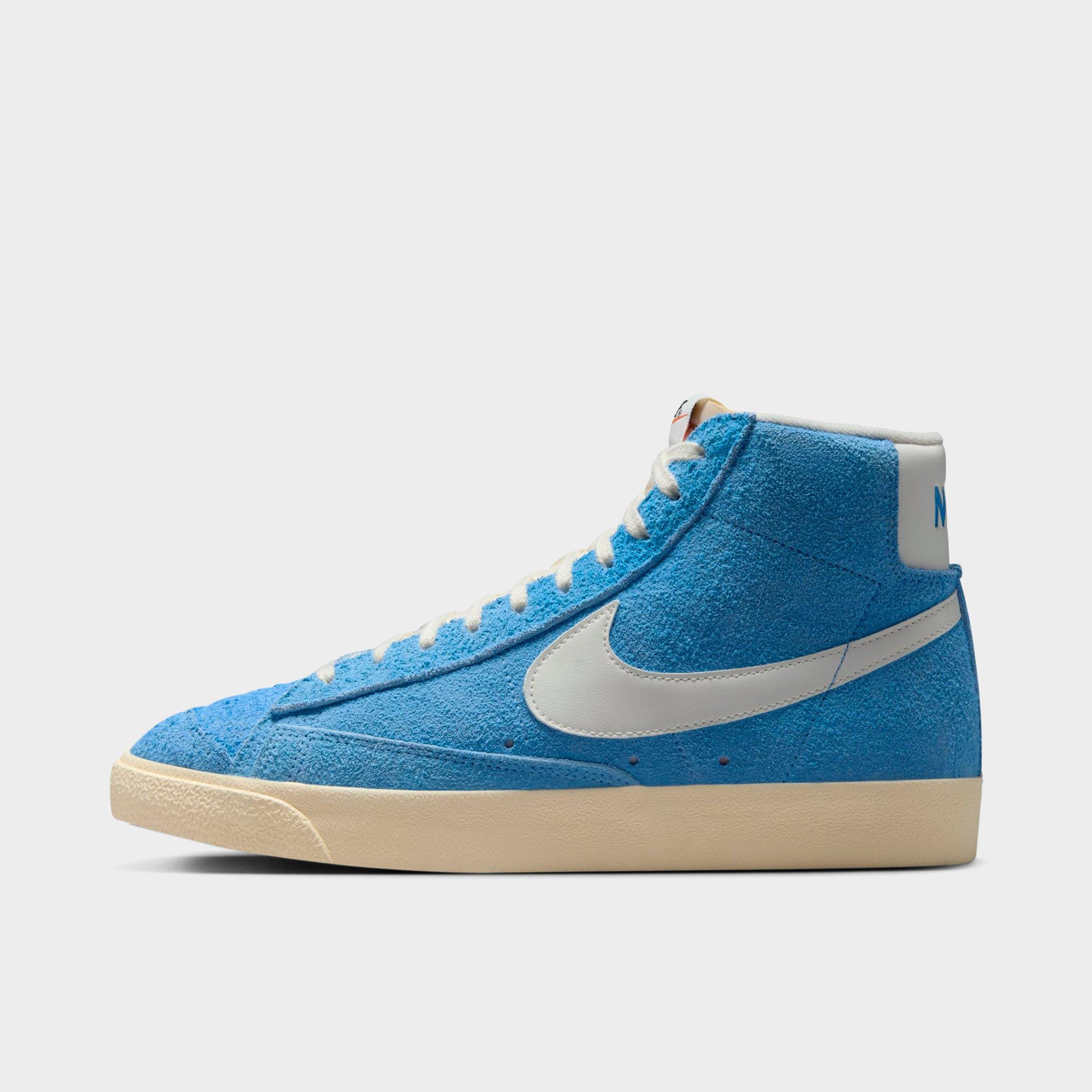 Nike Men's Blazer Mid ' Premium Casual Shoes in Blue/University Blue Size 7 Leather
