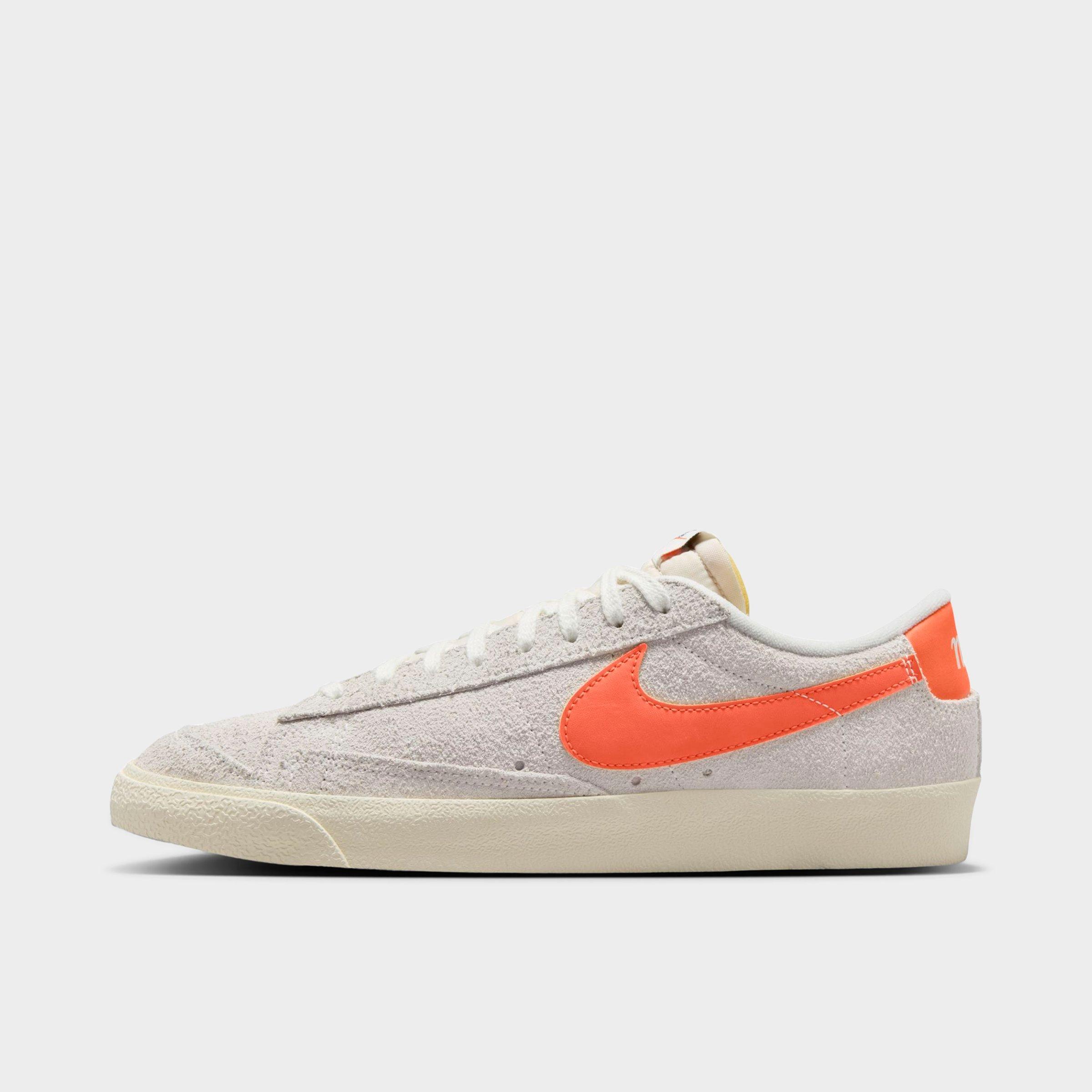 Nike Men's Blazer Low '77 Premium Casual Shoes in Summit White/Coconut Milk/Black Size: 7.0