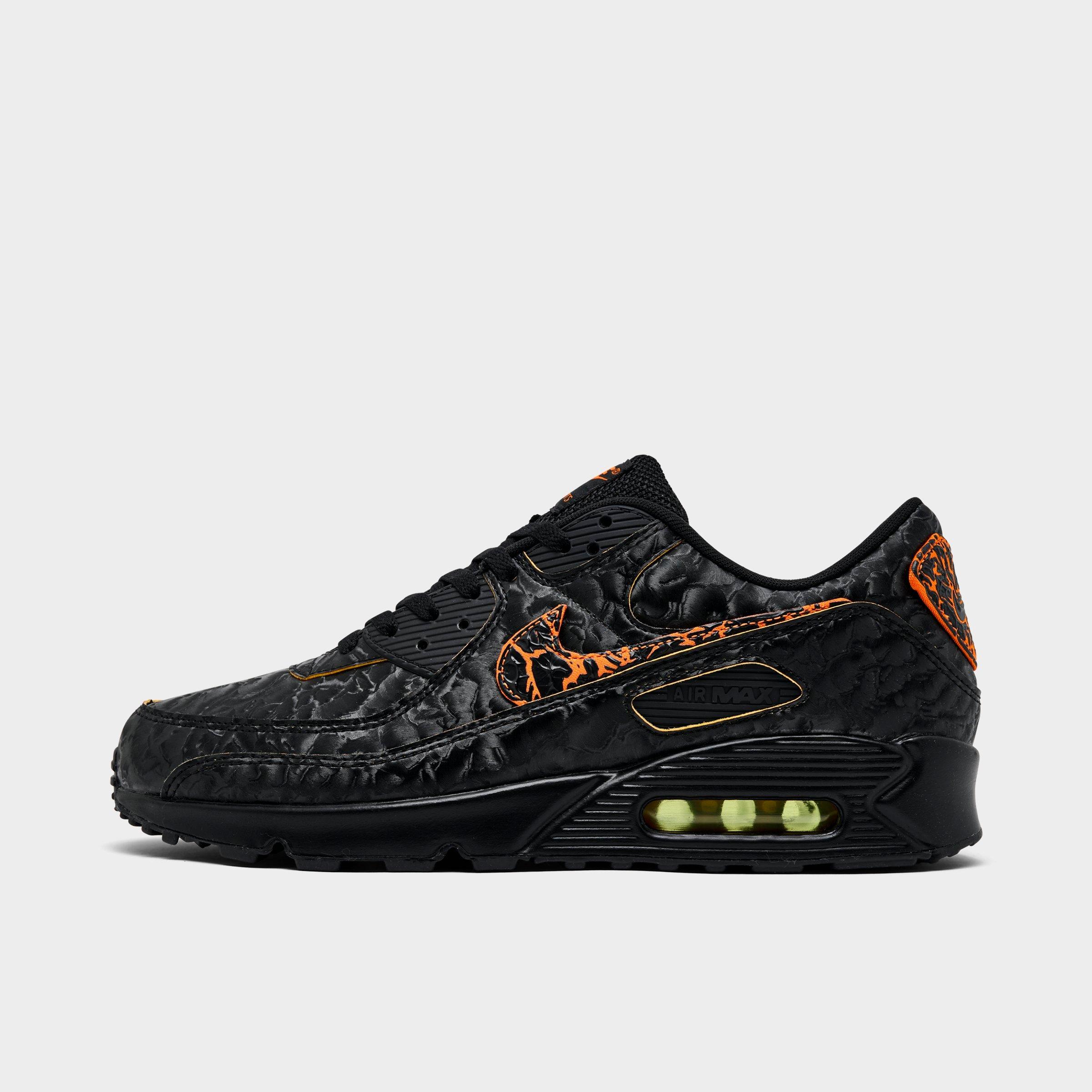 Nike Men's Air Max 90 QS Volcano Casual Shoes in Black/Black Size 10