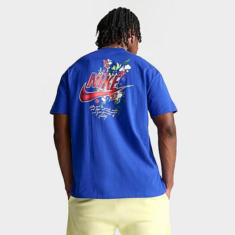 Nike Men's Sportswear Max90 Invisible Scenery T-shirt In Game Royal