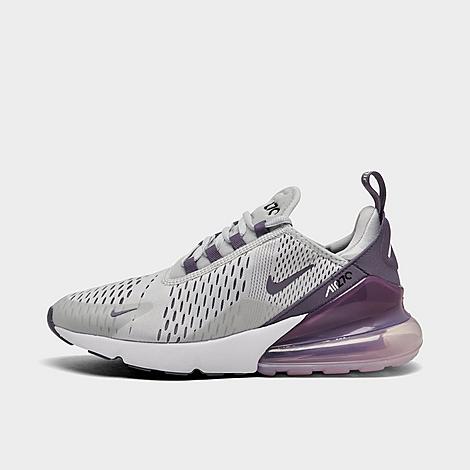 Shop Nike Women's Air Max 270 Casual Shoes In Pure Platinum/white/lilac Bloom/daybreak