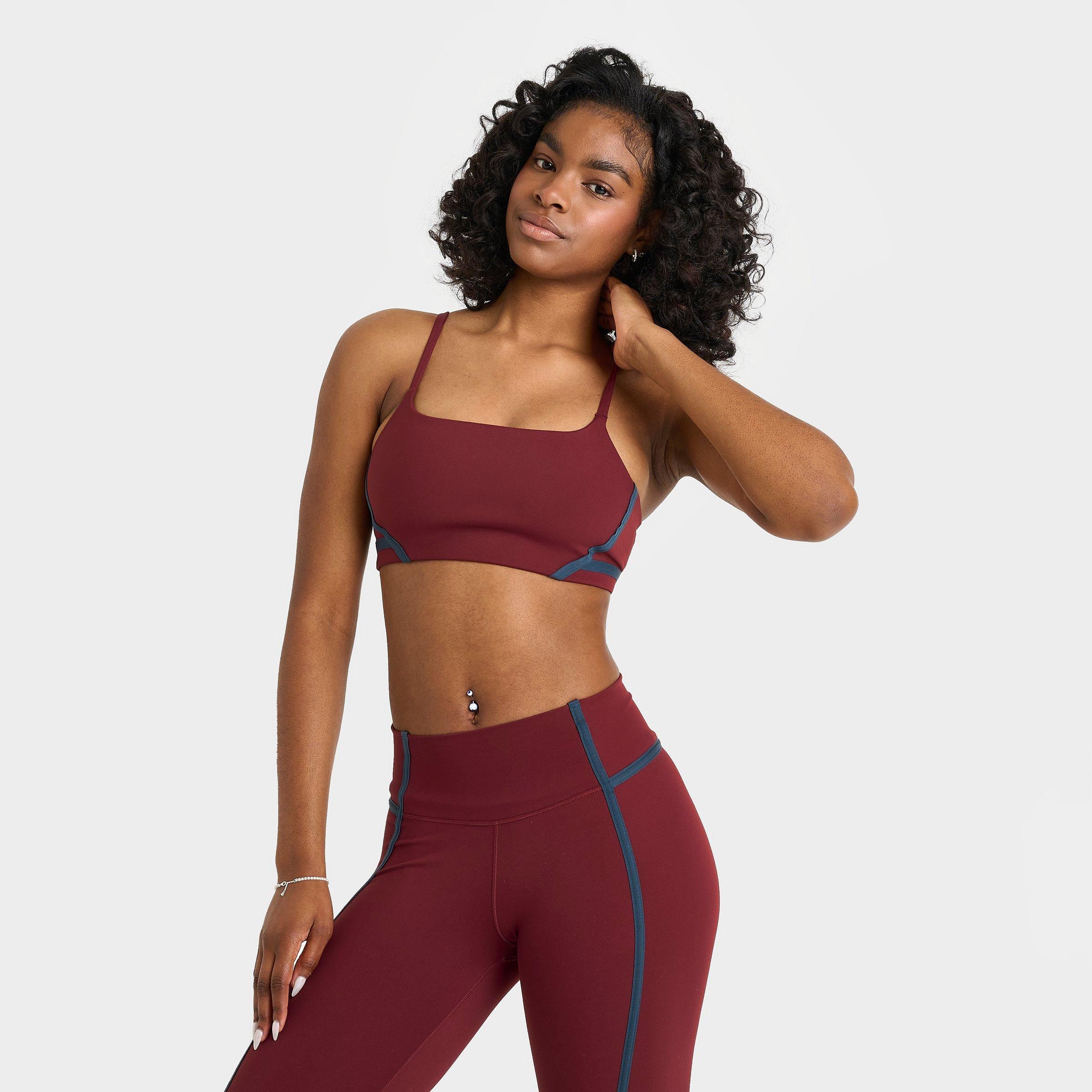 Nike Women's One Convertible Light-Support Sports Bra in Dark Team Red/Dark Team Red/Armory Navy Size: XS