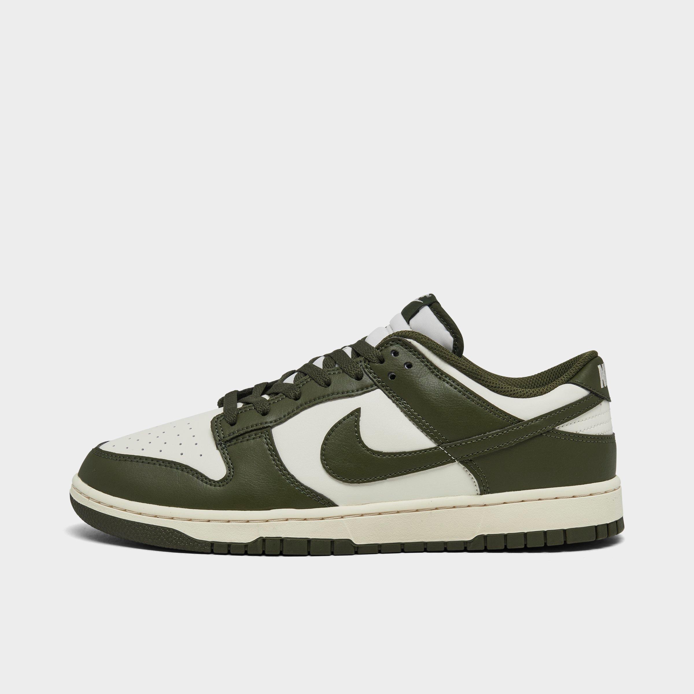 Nike Dunk Low Retro Casual Shoes in Green/Pale Ivory Size 12 Leather
