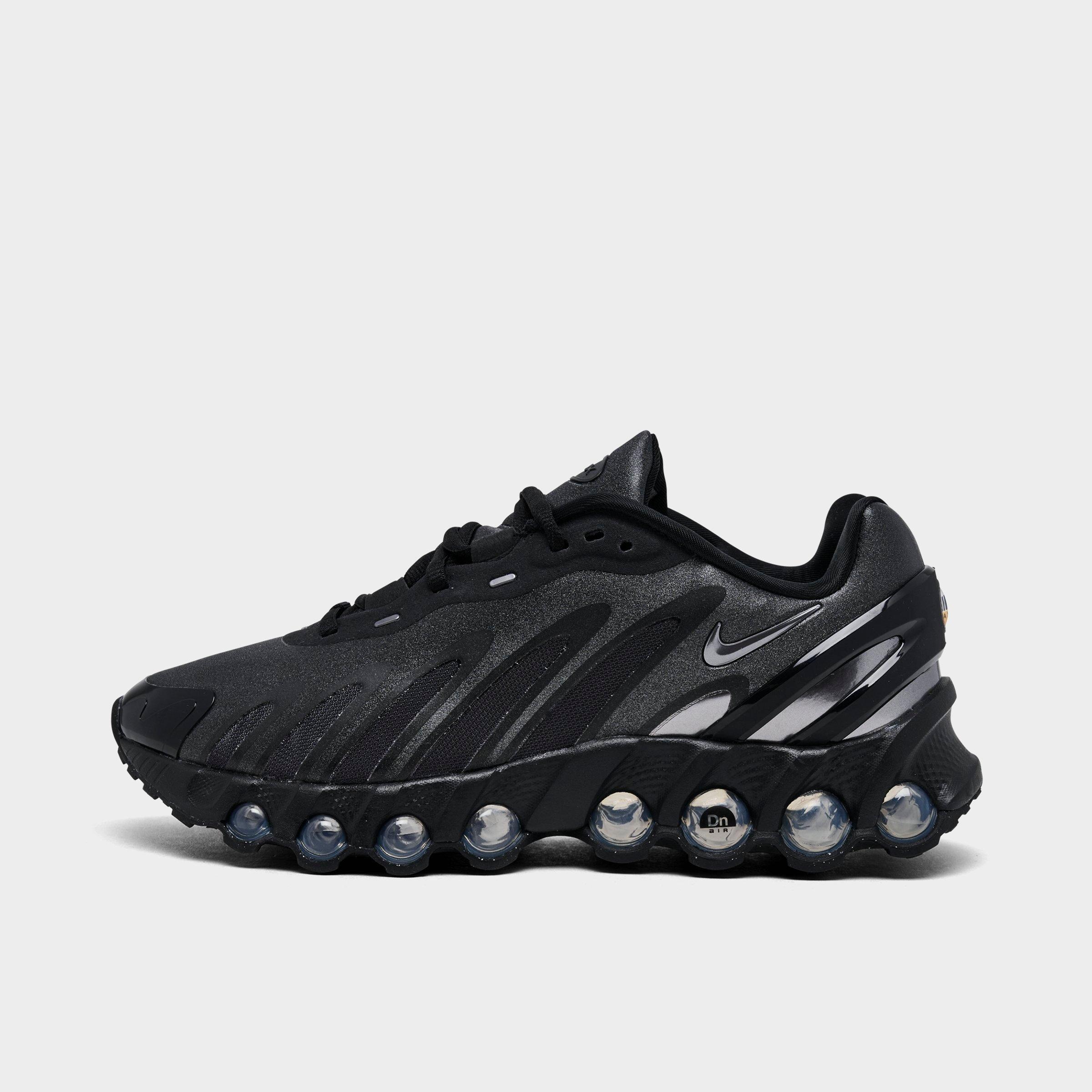 Nike Womens  Air Max Dn8 Mesh Low-top Trainers In Black/metallic Dark Grey/anthracite/iron Grey