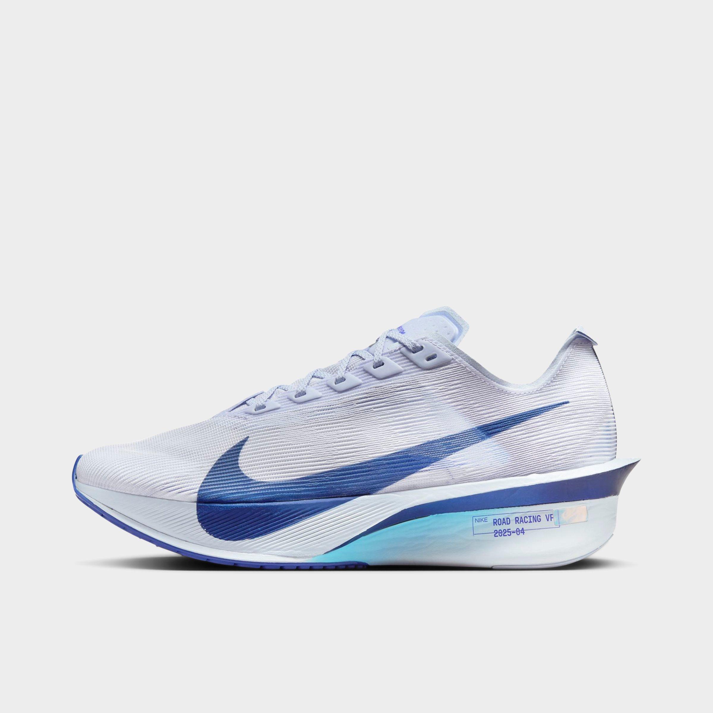 Nike Women's Vaporfly 4 Running Shoes in Ghost/Bl Vd/Prsn Vlt Size: 5.0
