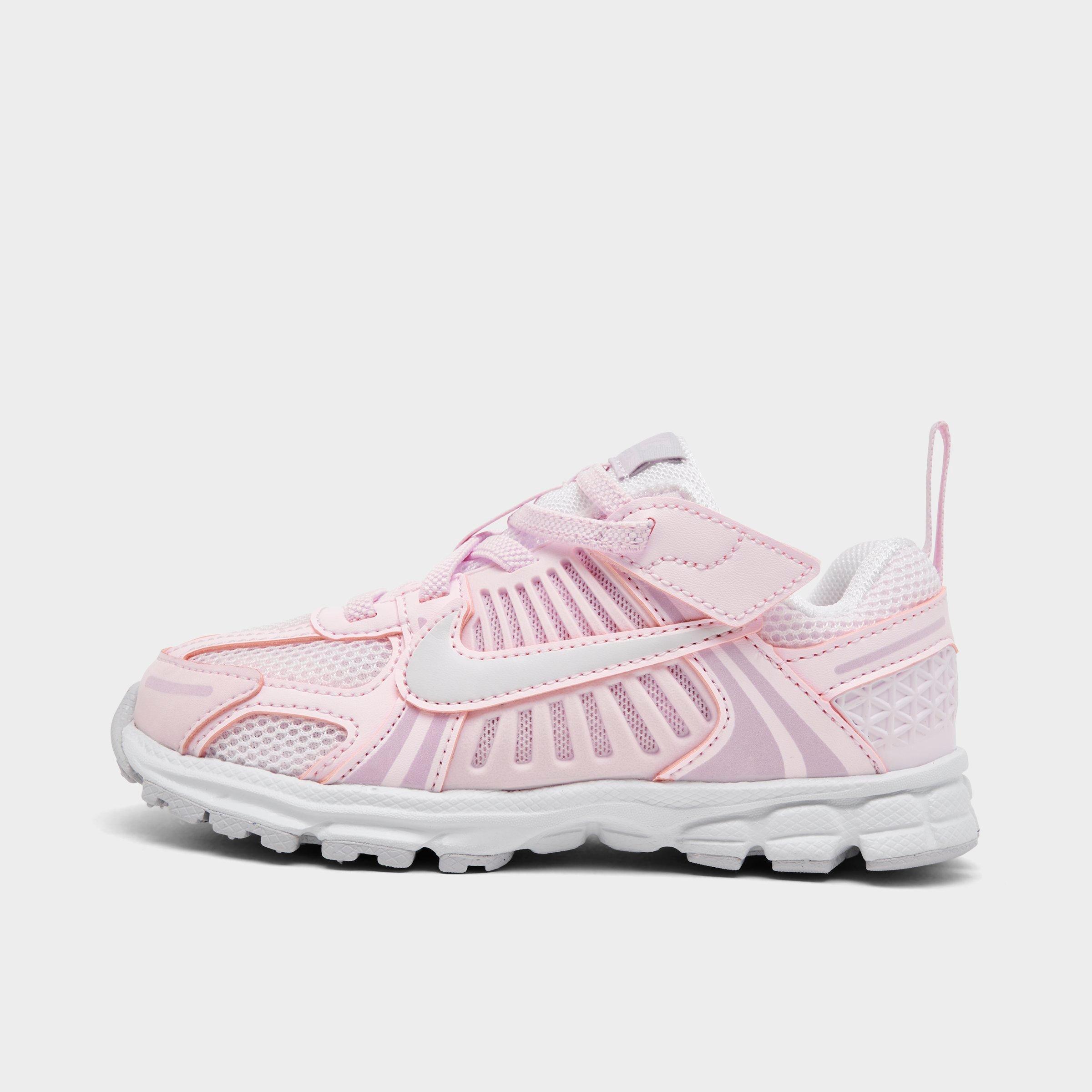 Nike Kids' Toddler Vomero 5 Stretch Lace Casual Shoes In Pearl Pink/vast Grey/bleached Lilac