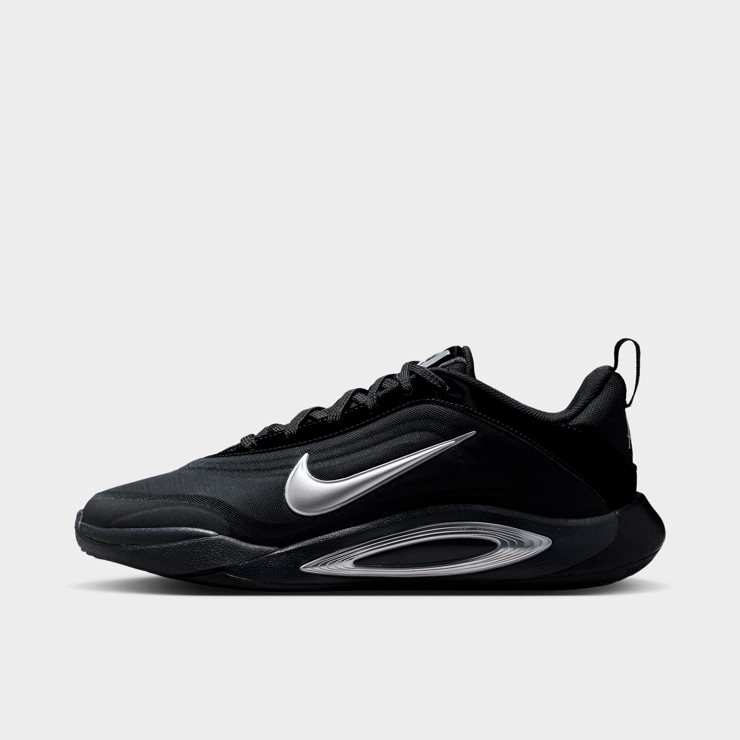 Nike Big Kids A'One A'ja Wilson Basketball Shoes in Black/Dark Smoke Grey/Dark Grey Size: 1.0