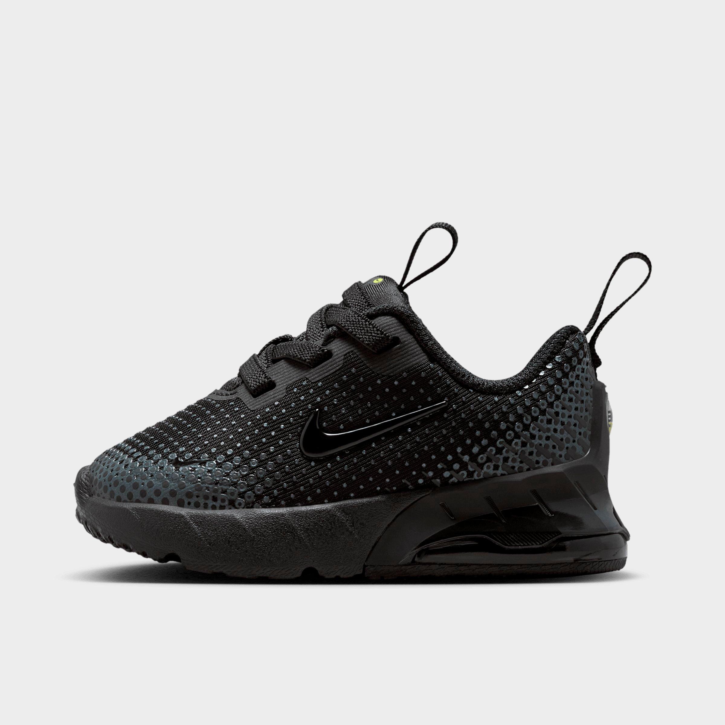 Nike Kids Toddler Air Max Phoenix Stretch Lace Casual Shoes in Black/Anthracite/Metallic Dark Grey Size: 7.0