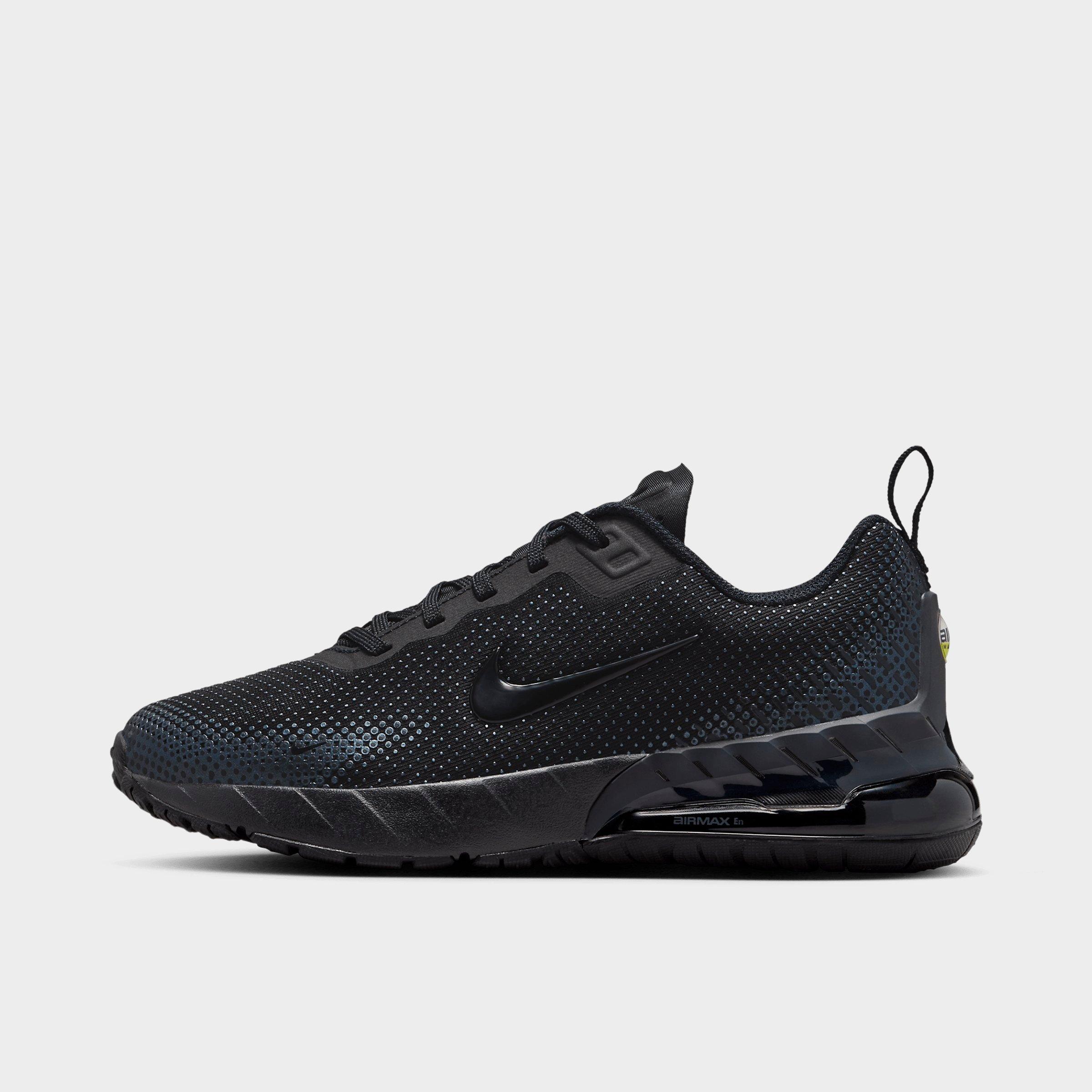 Nike Big Kids Air Max Phoenix Casual Shoes in Black/Anthracite/Metallic Dark Grey Size: 3.5