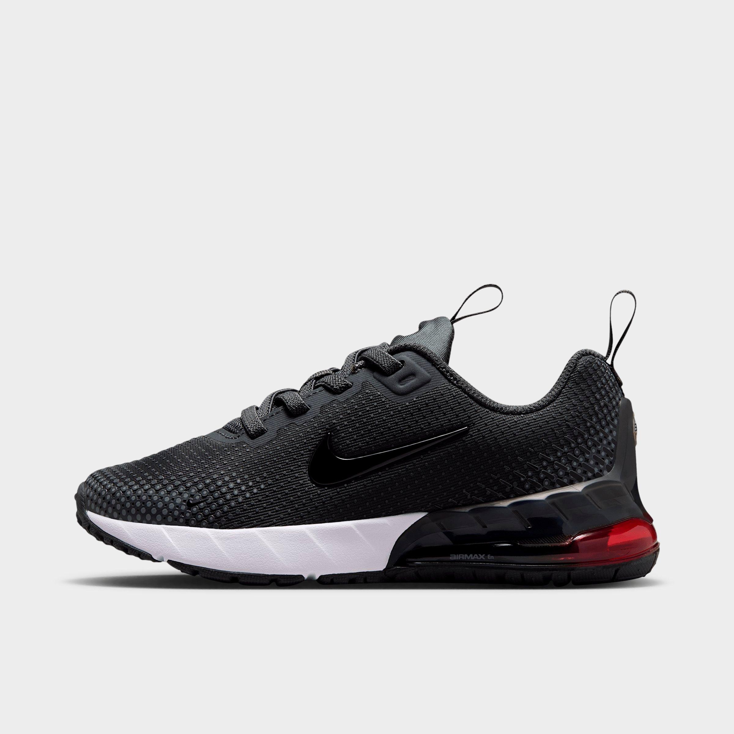 Nike Little Kids Air Max Phoenix Stretch Lace Casual Shoes in Anthracite/University Red/Cool Grey Size: 13.5