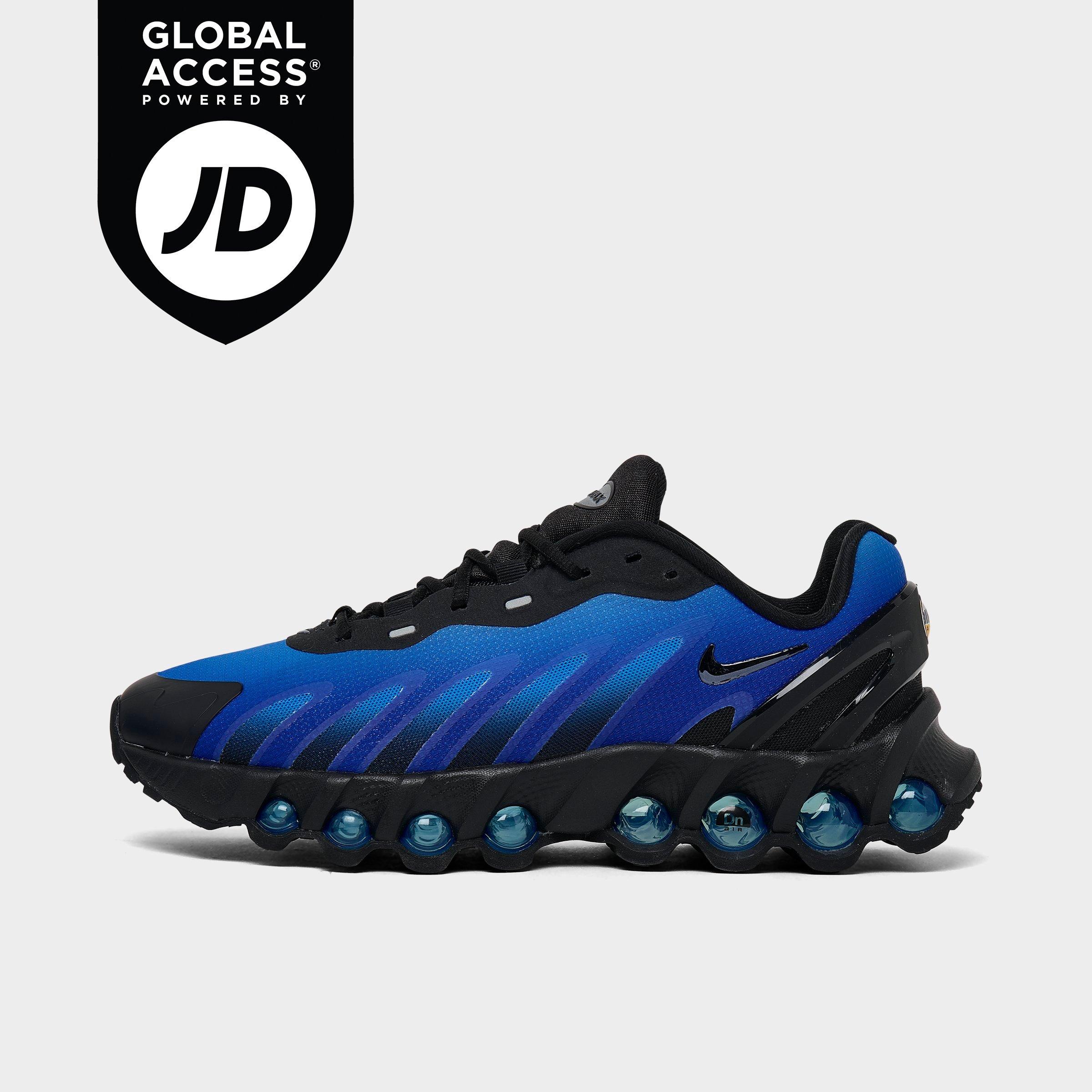 Nike Big Kids' Air Max Dn8 Casual Shoes In Black/black/hyper Royal