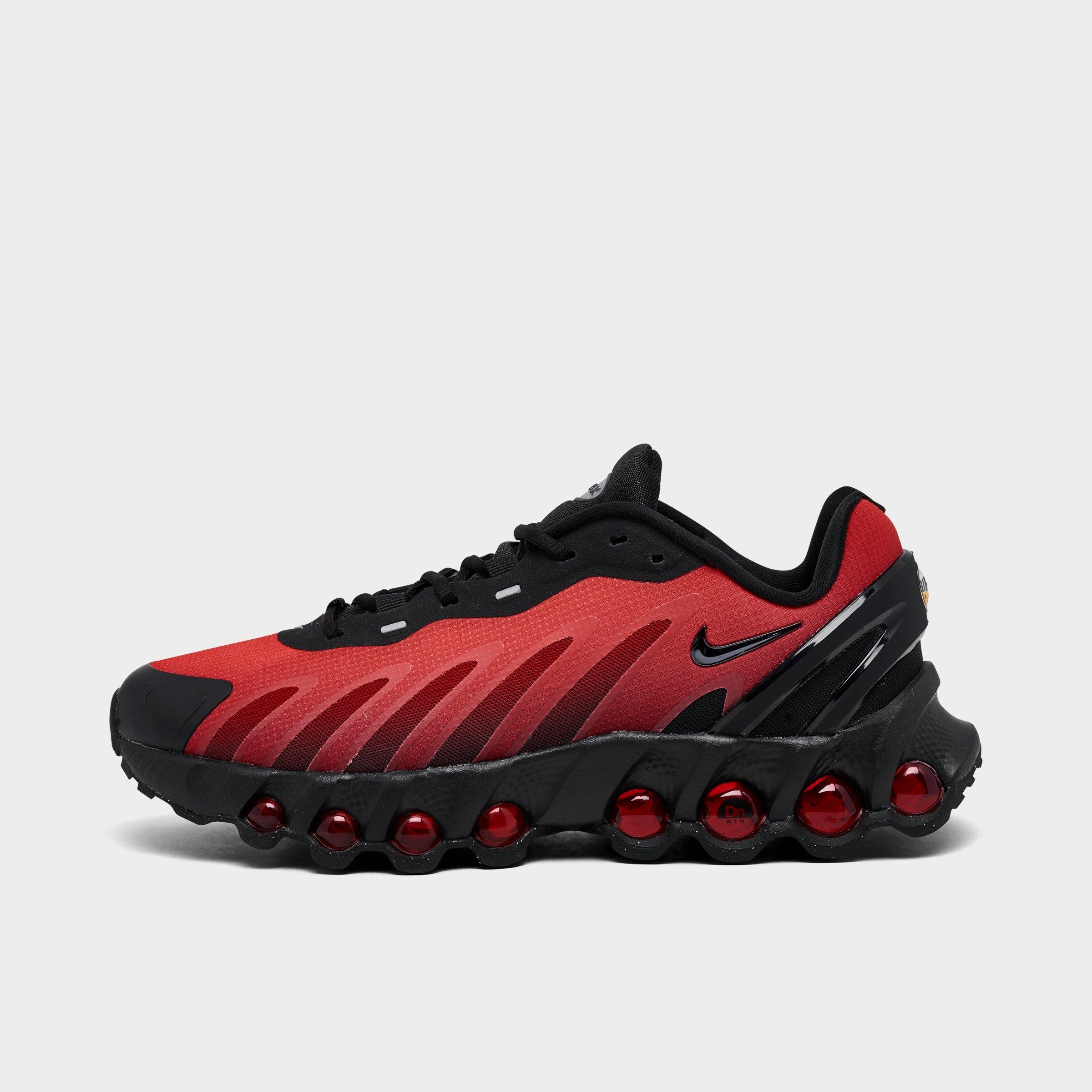 Nike Big Kids' Air Max Dn8 Casual Shoes In Black/university Red/bright Crimson/black