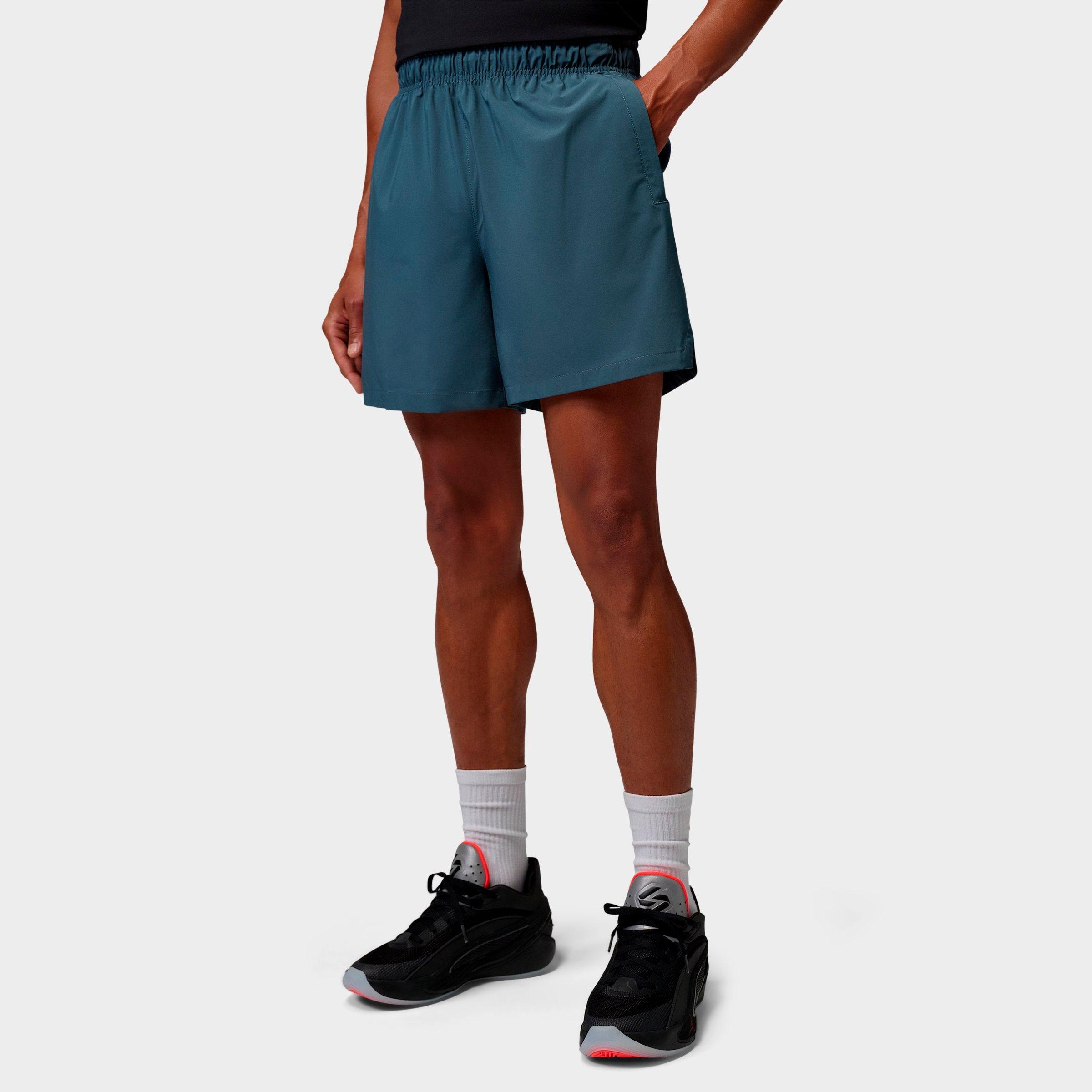 Jordan Men's Sport Flightweight Dri-FIT 6" Basketball Shorts in Ash Green/Black Size: 2XL