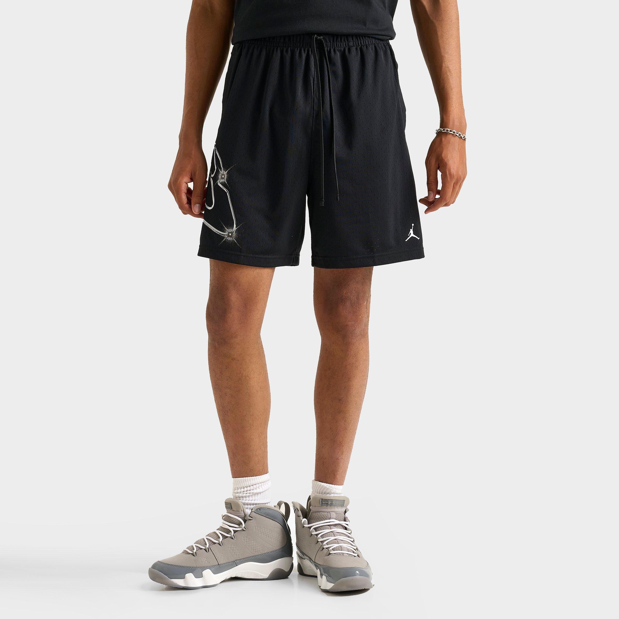 Jordan Men's Sport Dri-FIT 23 Graphic Shorts in Black/Black Size Medium 100% Polyester