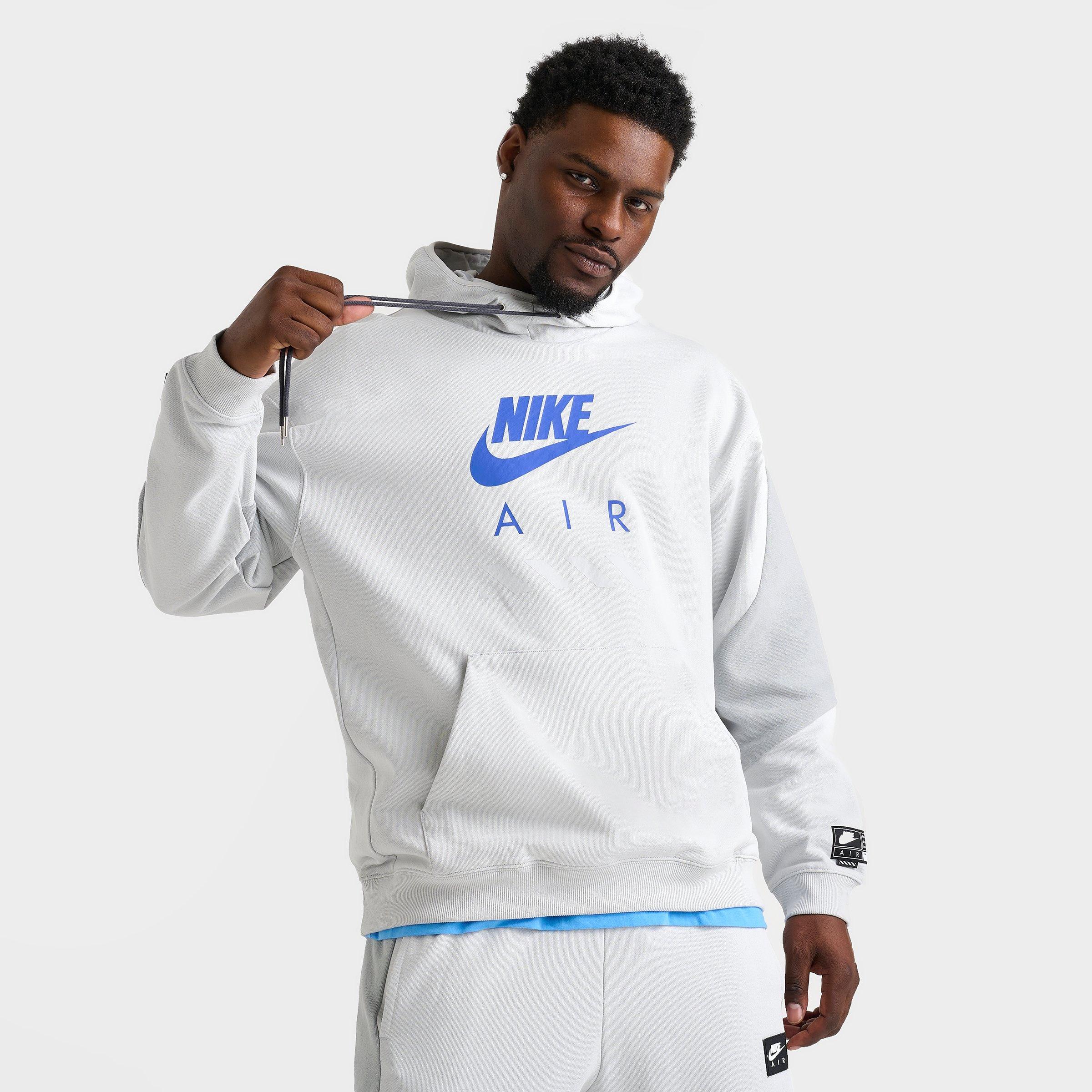 Nike Men's Air Heavyweight Fleece Pullover Hoodie in Grey/Photon Dust Size XL 100% Cotton/Fleece/Jersey Shirt 