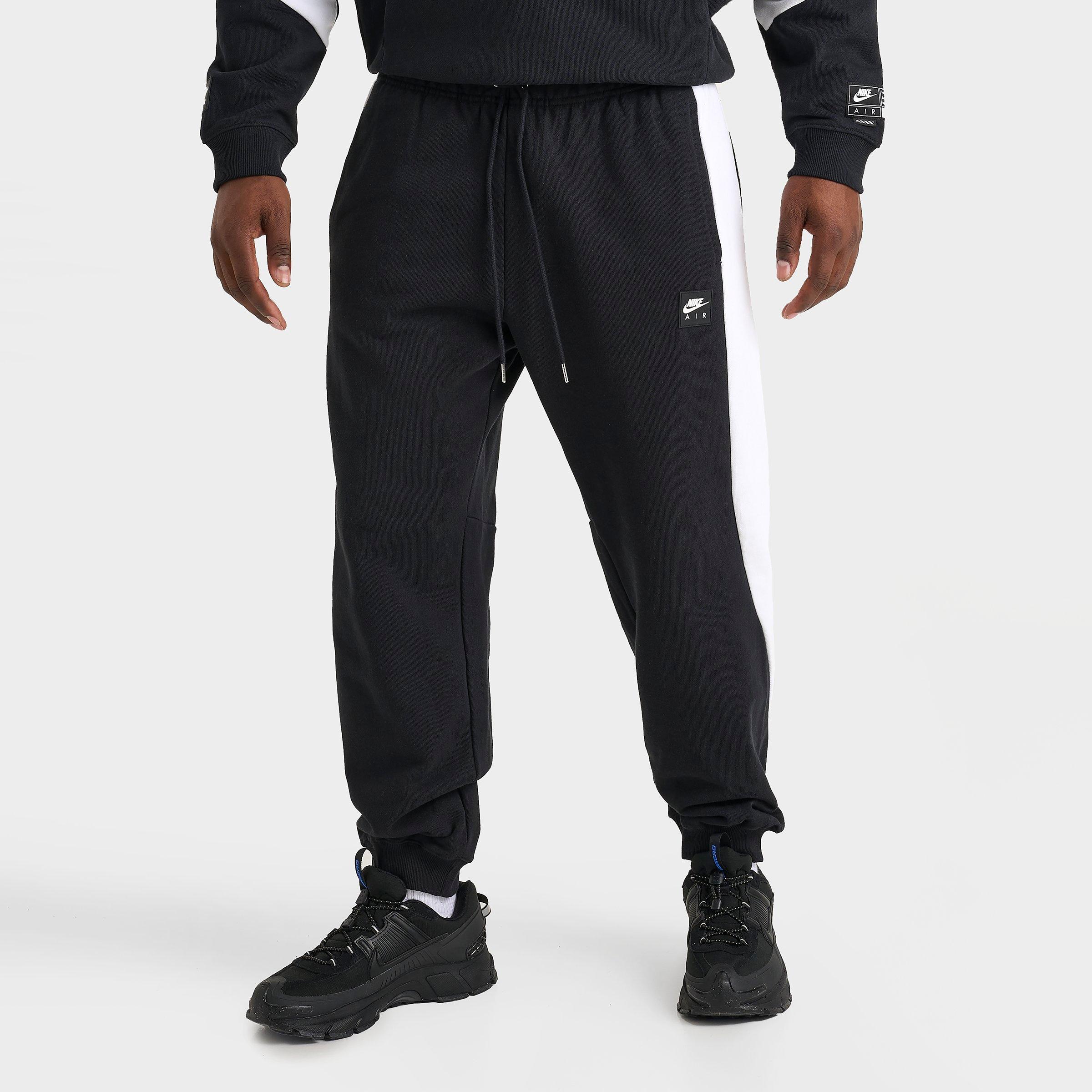 Nike Men's Air Heavyweight Fleece Jogger Pants in Black/Black Size 2XL 100% Cotton/Fleece