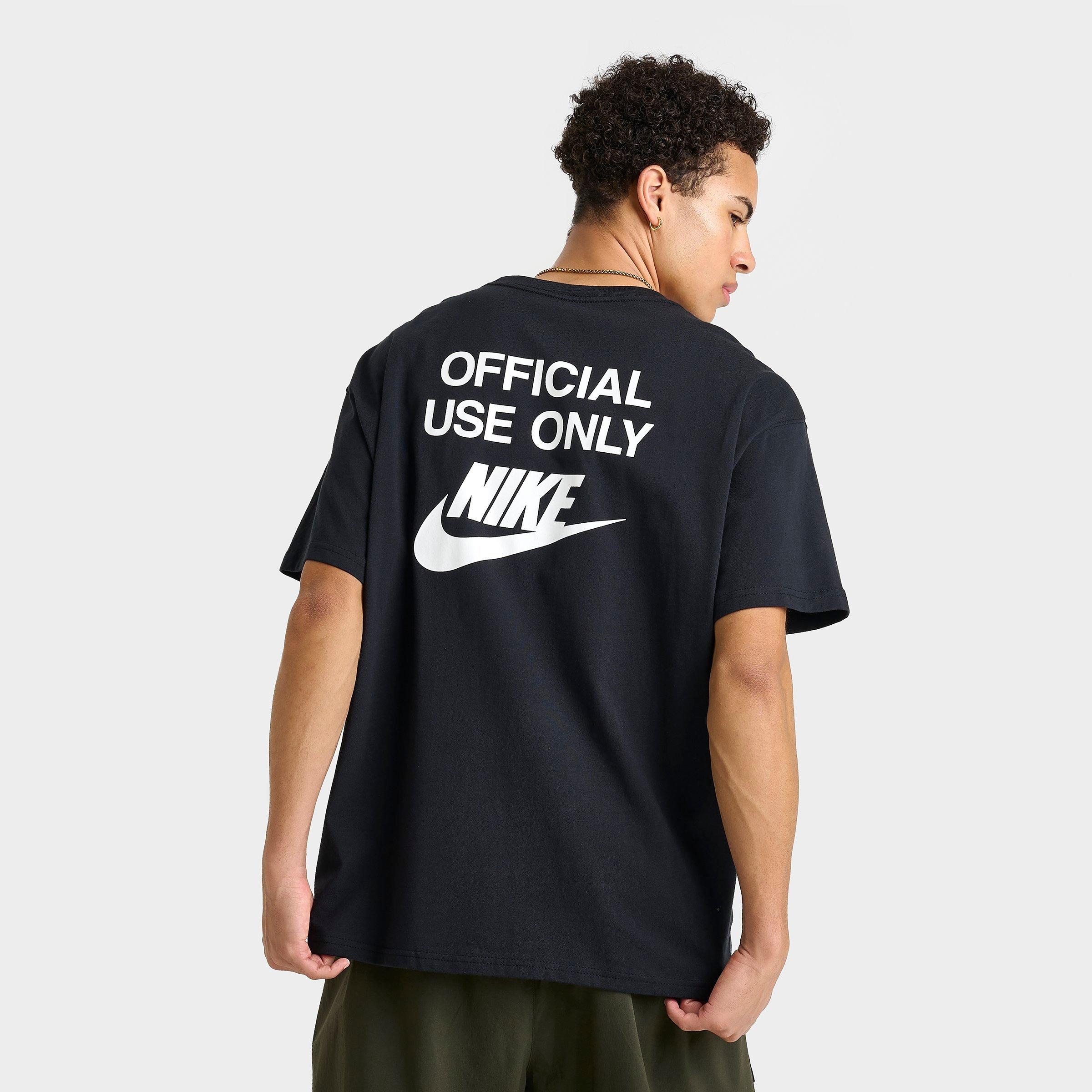 Nike Men's Sportswear Official Use T-Shirt in Black/Black Size 3XL 100% Cotton/Polyester