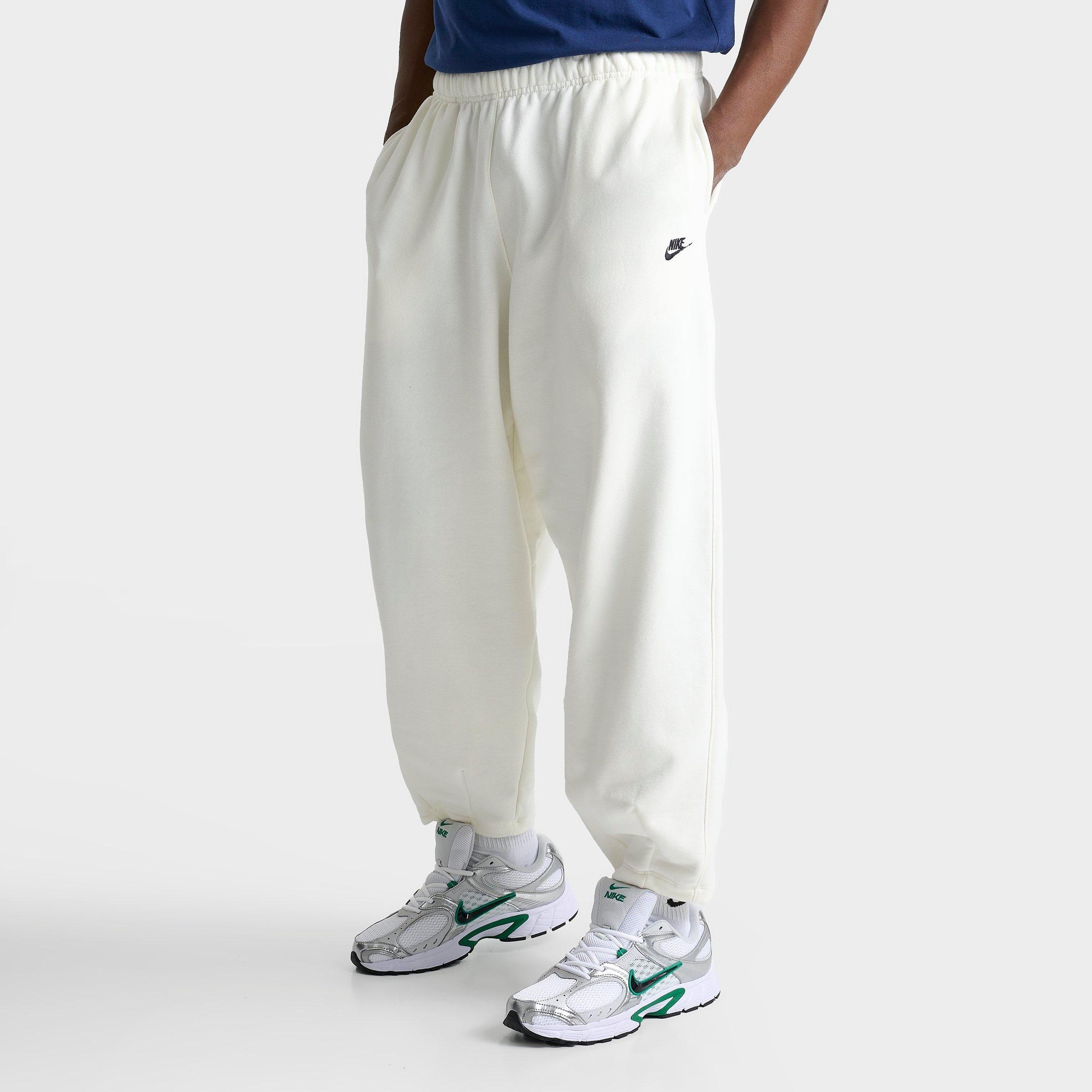 Nike Men's Club Oversized French Terry Sweatpants in Sail/Sail/Black Size: 3XL