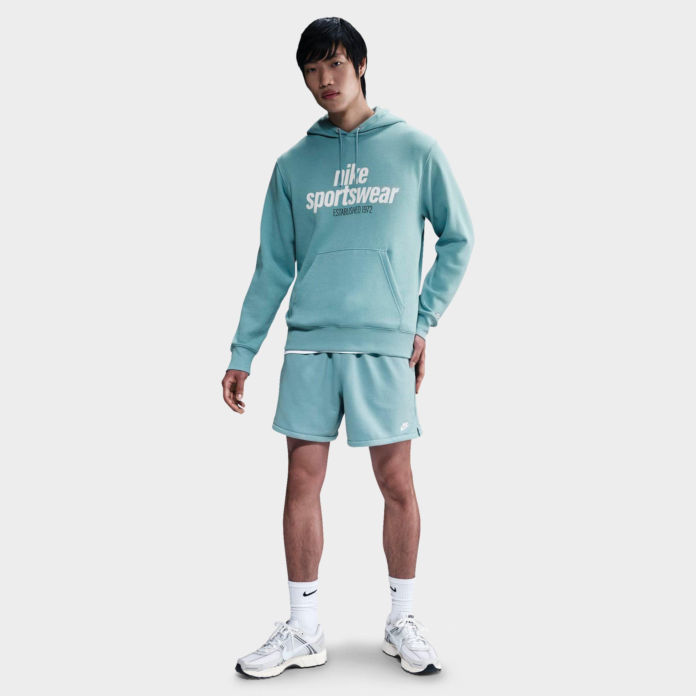 Nike Men's Sportswear Club Fleece Retro Pullover Hoodie Size Medium Cotton/Polyester/Fleece