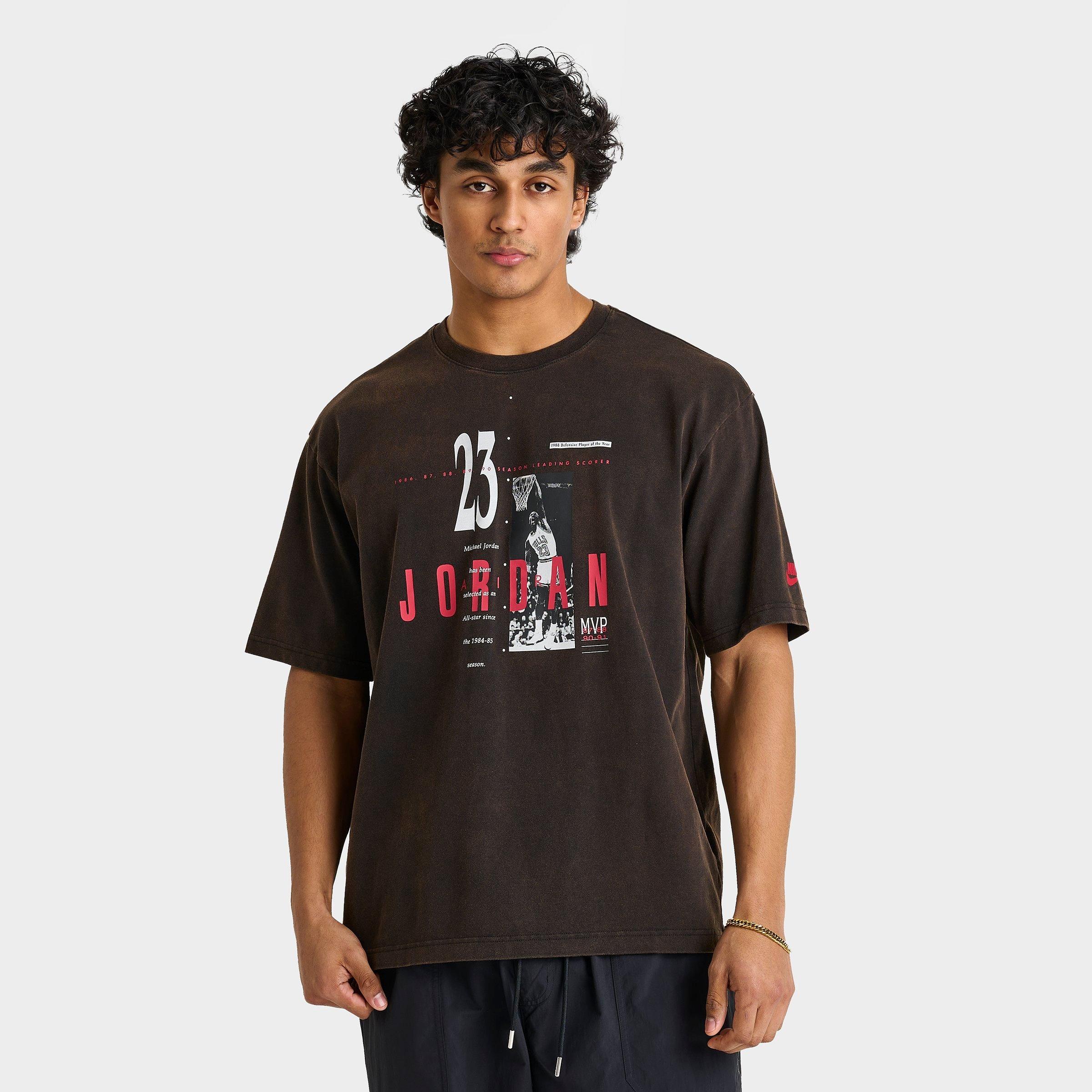 Jordan Men's Reissue T-Shirt in Black/Black Size 2XL 100% Cotton