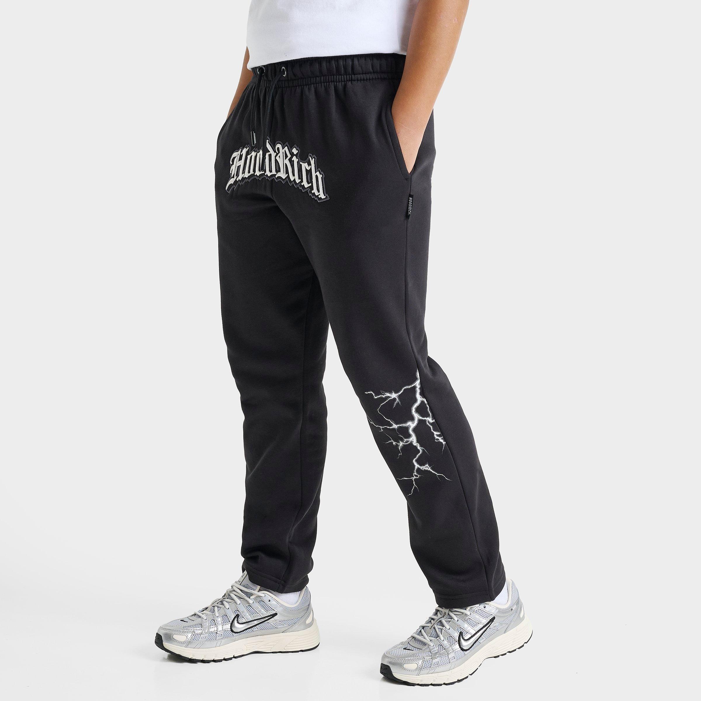Hoodrich Big Kids Gothic Lightning Jogger Pants In Black